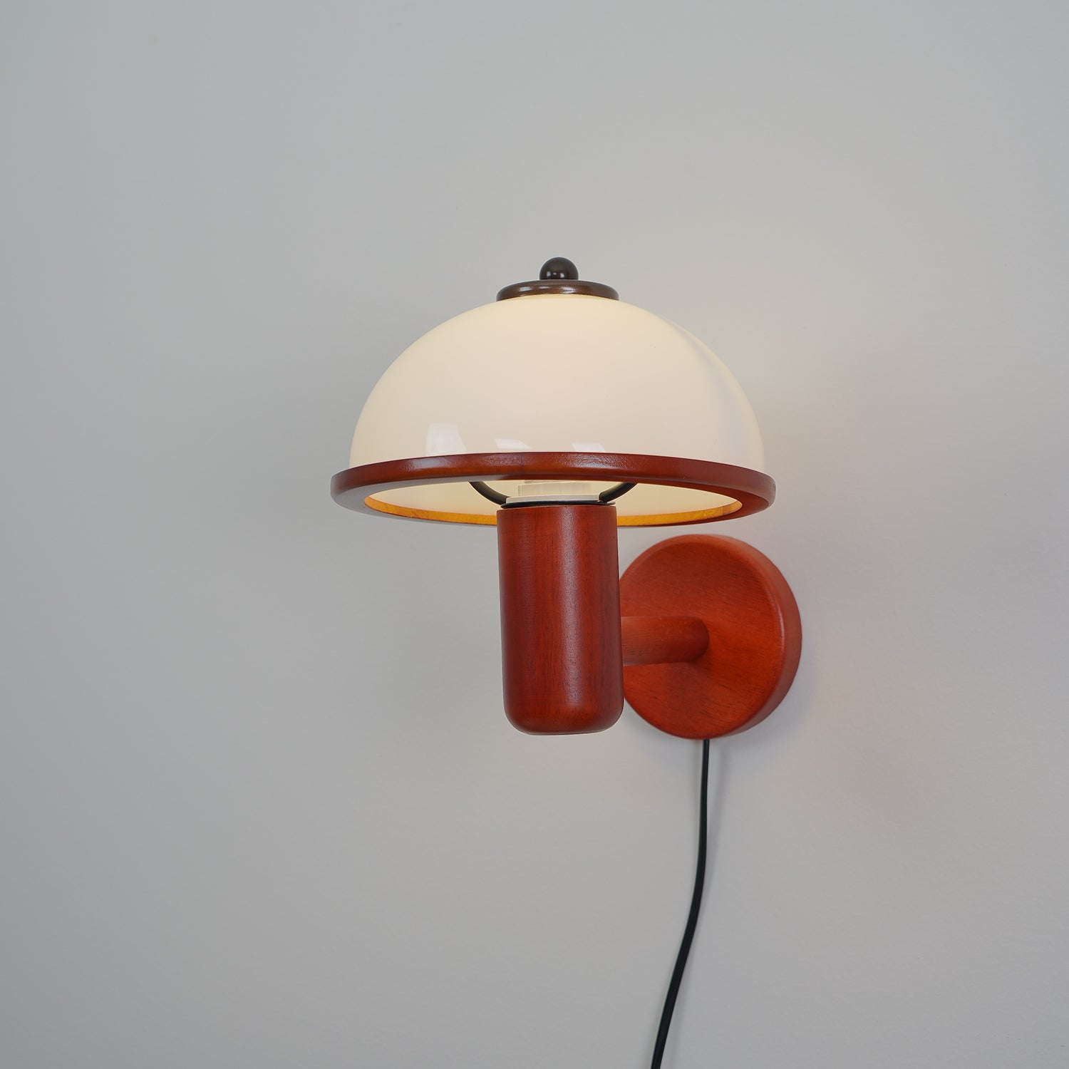 Lustra Wall Lamp Mushroom Wood
