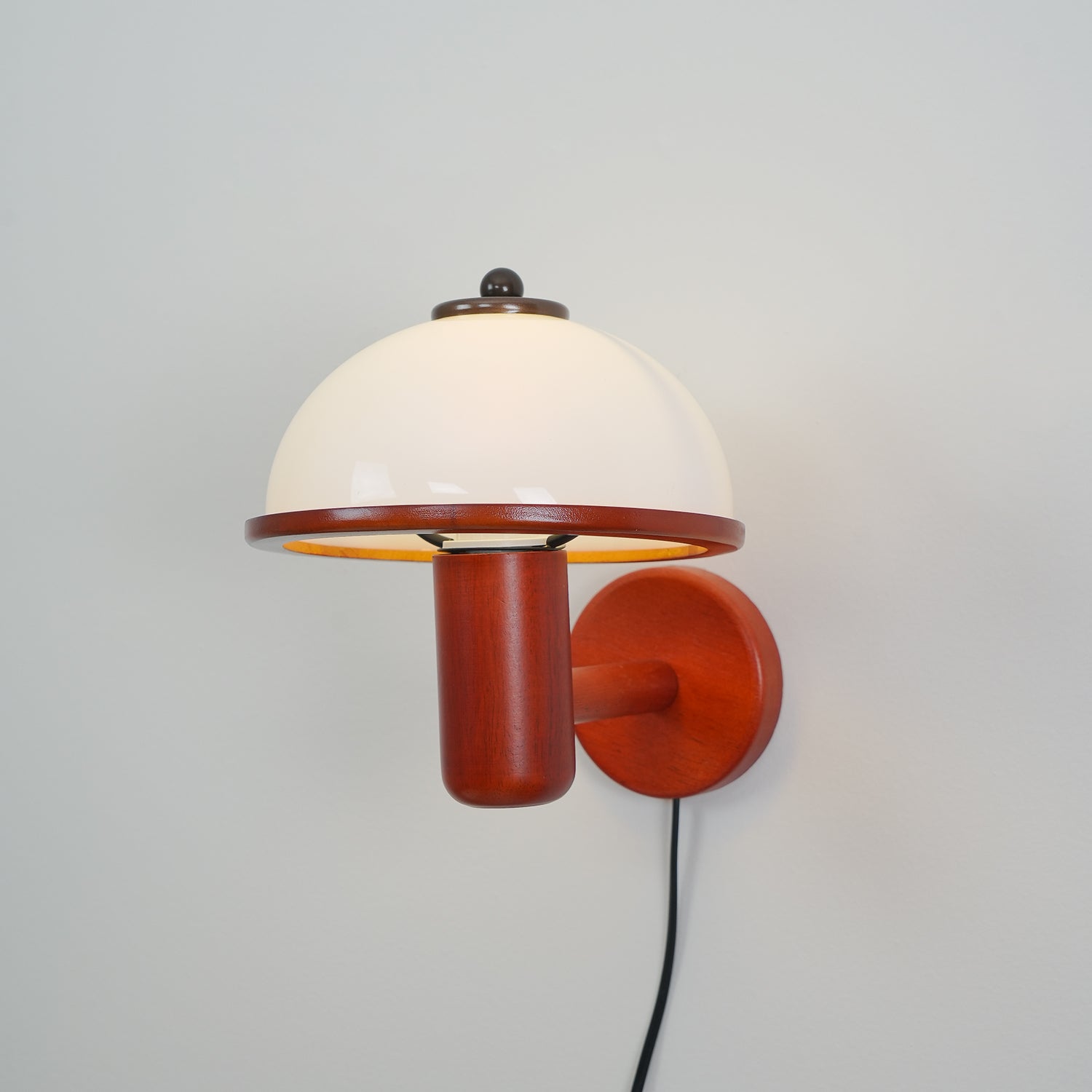 Lustra Wall Lamp Mushroom Wood