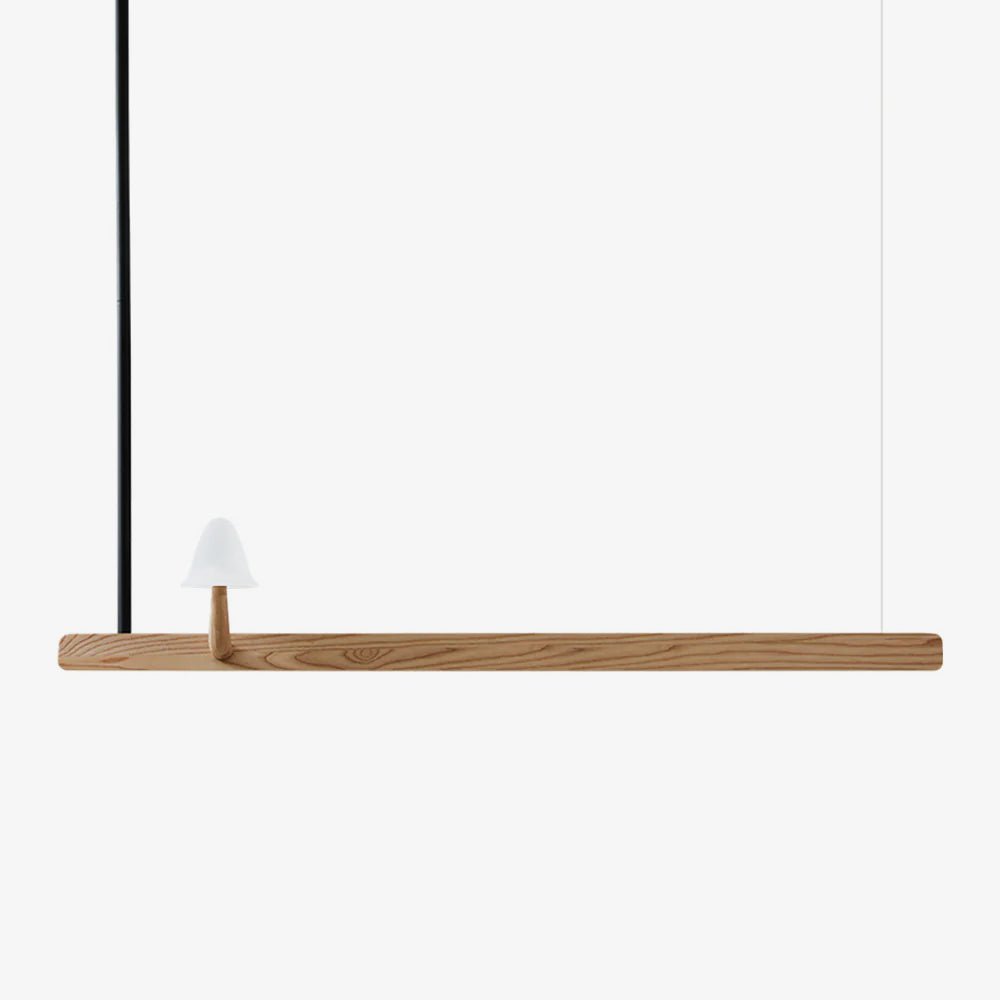 Lustra Lustre en Bois Minimaliste Moderne