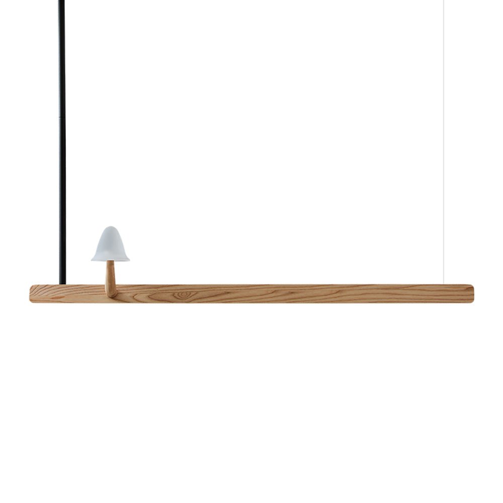 Lustra Lustre en Bois Minimaliste Moderne