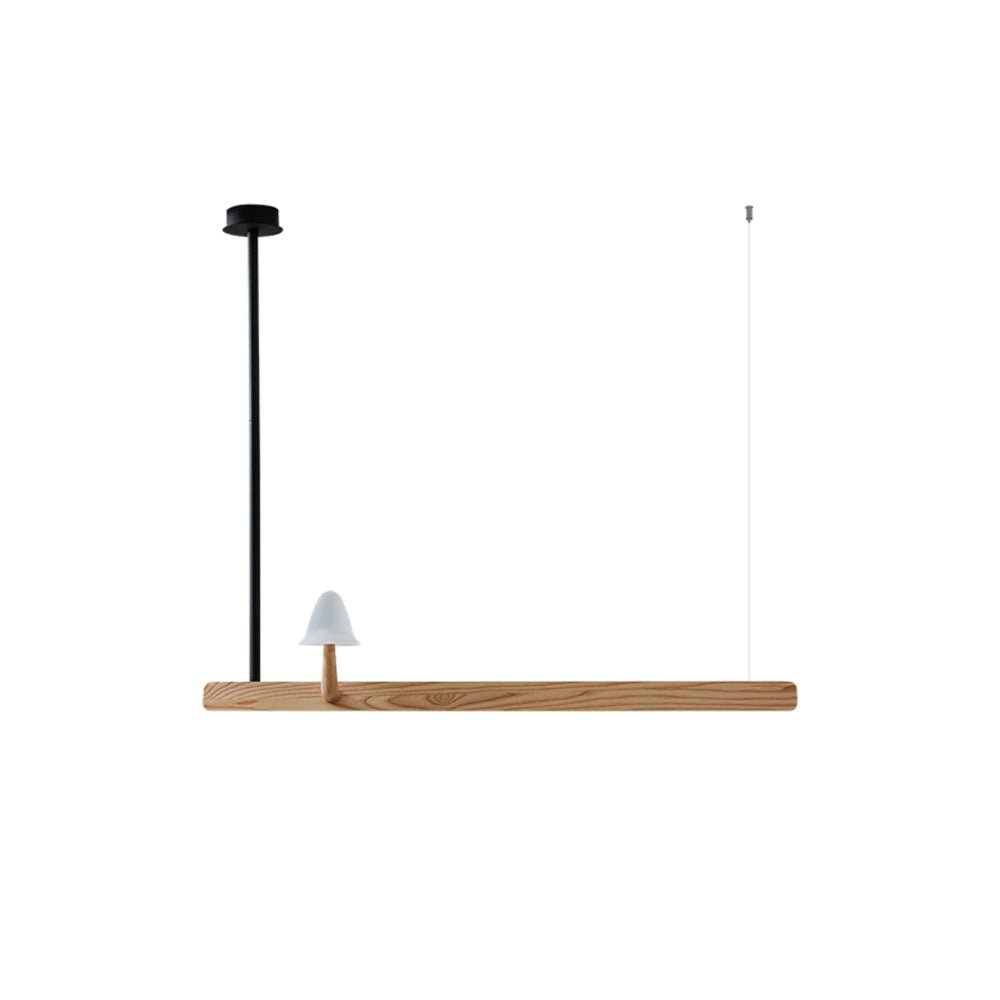 Lustra Lustre en Bois Minimaliste Moderne