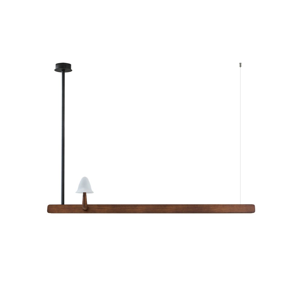 Lustra Lustre en Bois Minimaliste Moderne