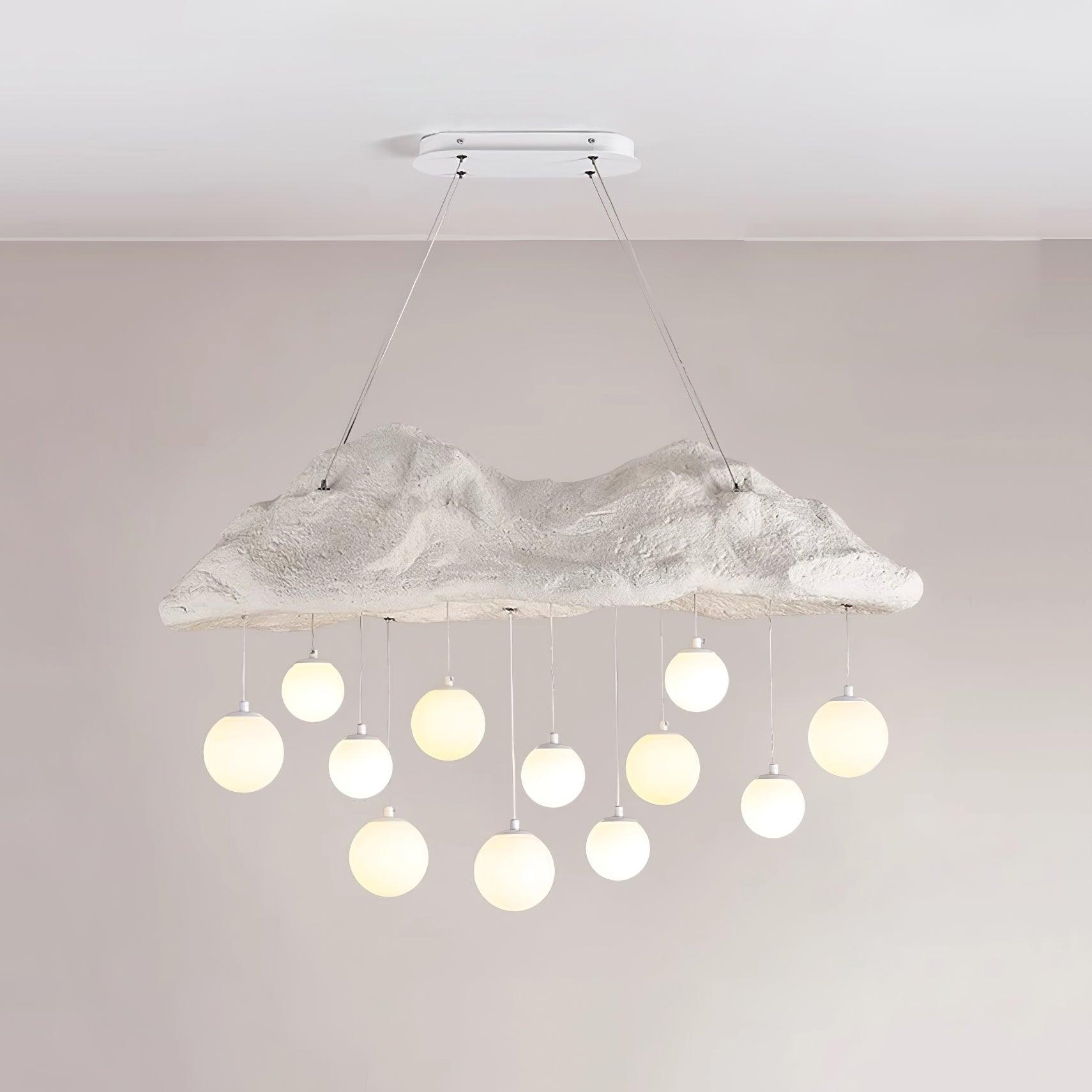 Mushroom Lustre Nuage Canopée Perforée Globes