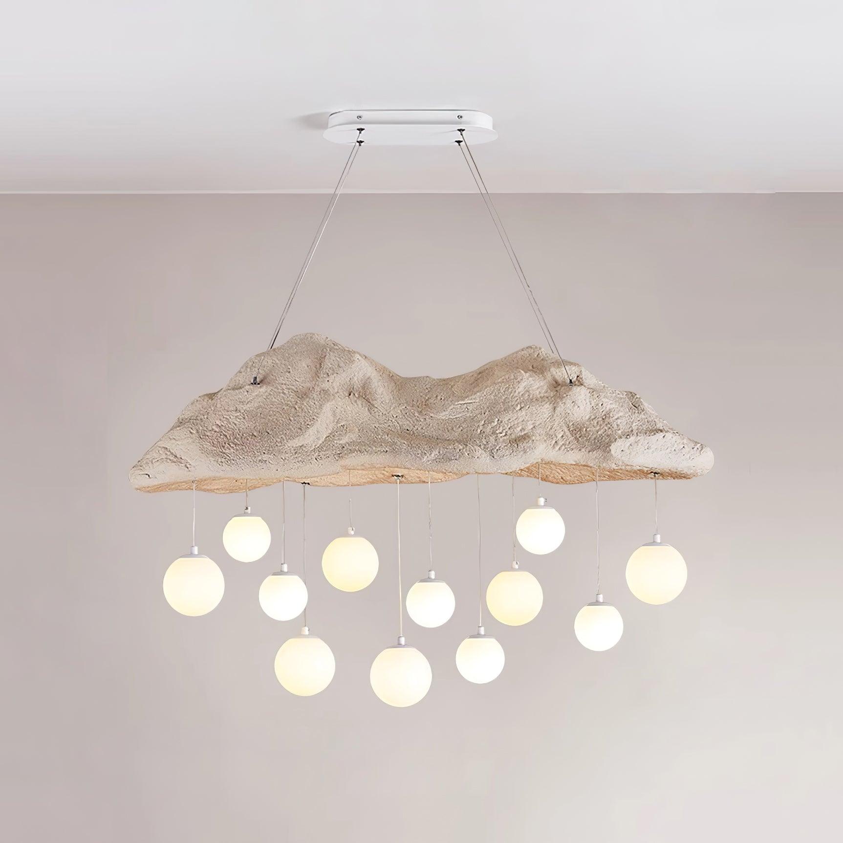 Mushroom Lustre Nuage Canopée Perforée Globes