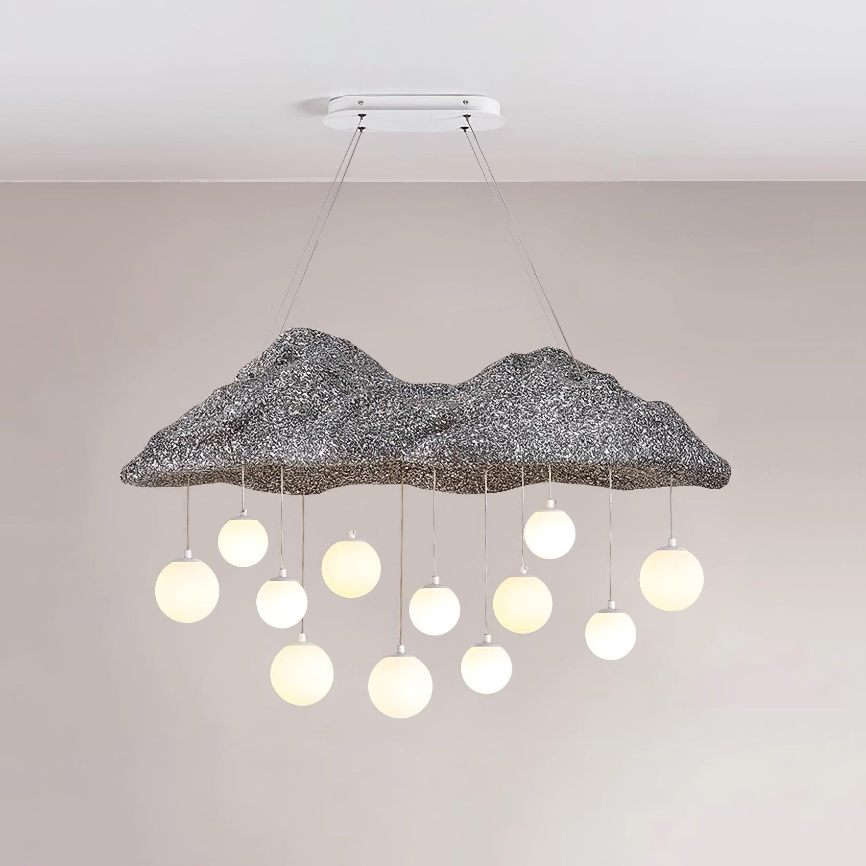 Mushroom Lustre Nuage Canopée Perforée Globes