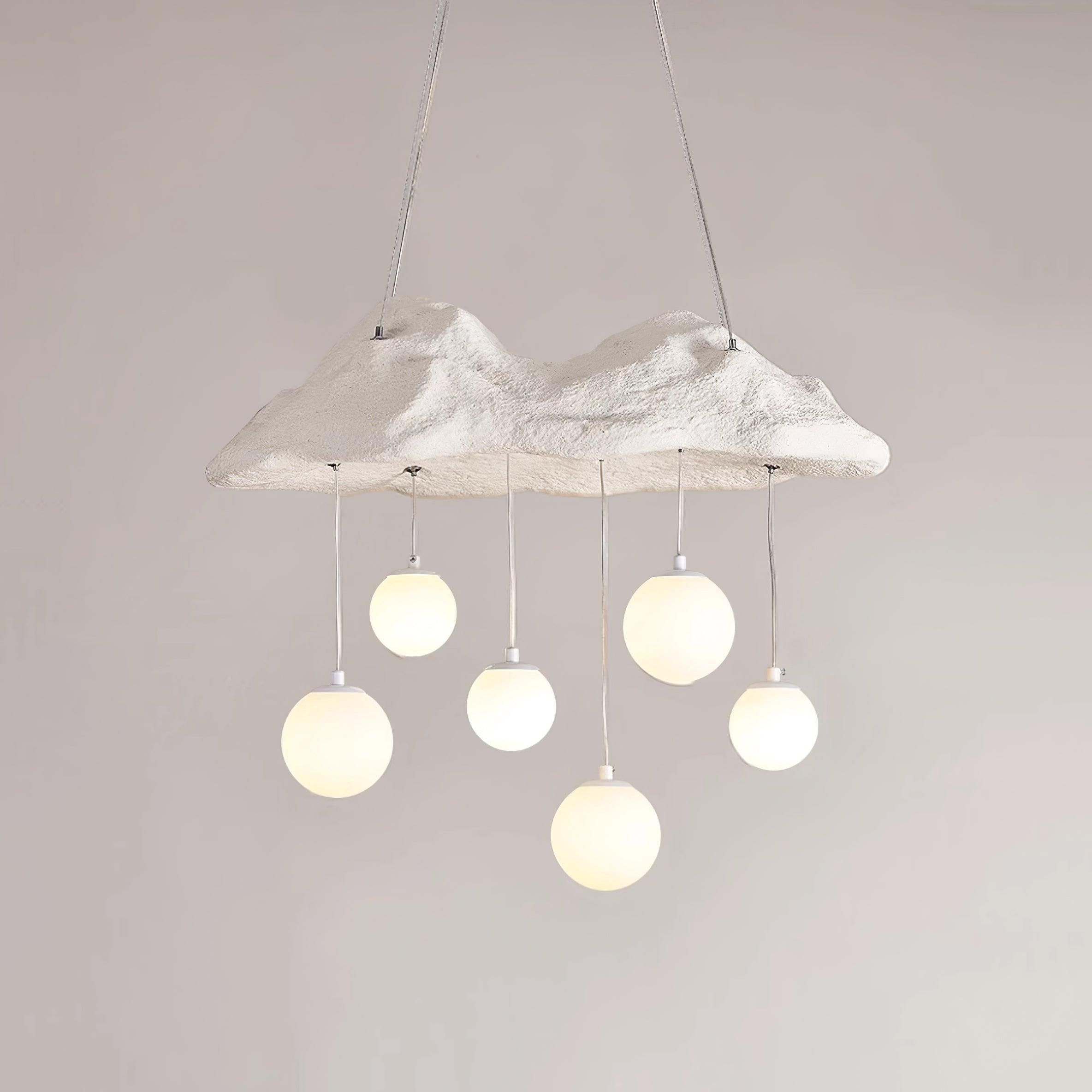Mushroom Lustre Nuage Canopée Perforée Globes