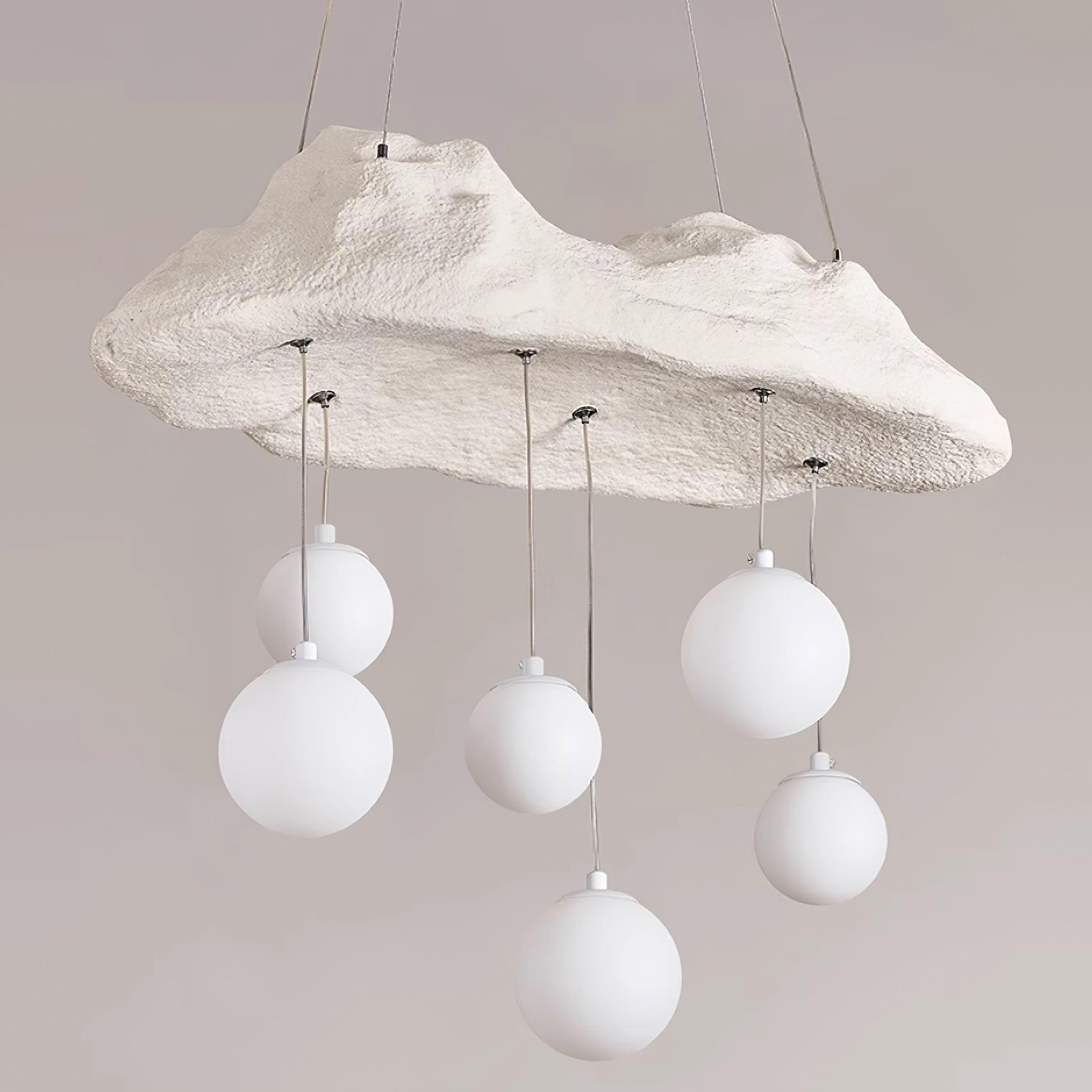 Mushroom Lustre Nuage Canopée Perforée Globes