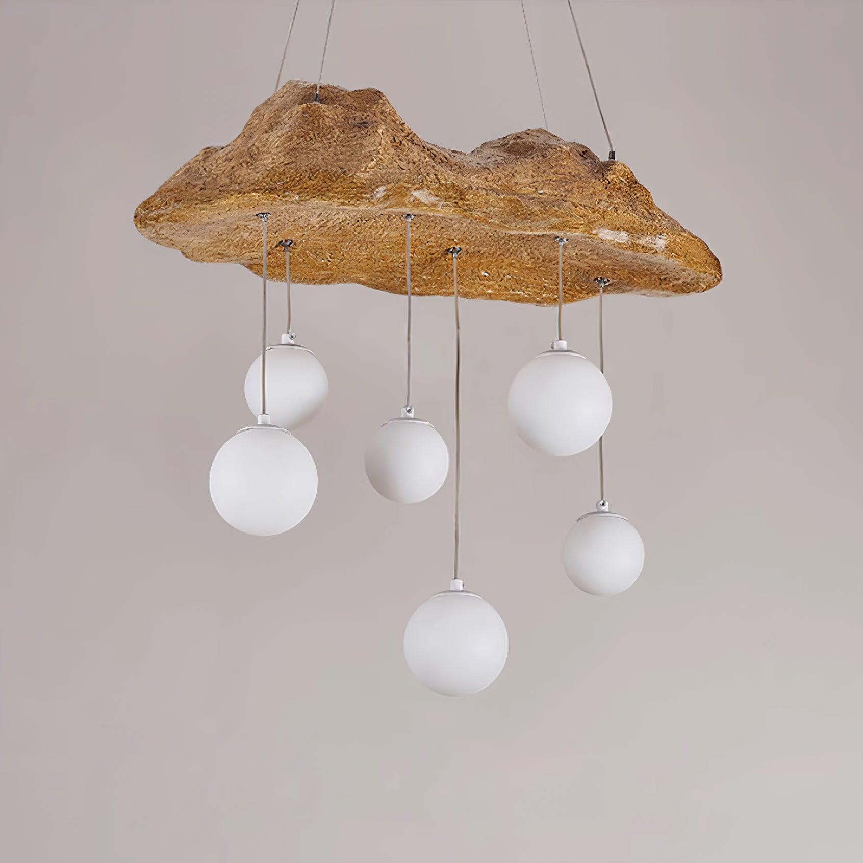 Mushroom Lustre Nuage Canopée Perforée Globes