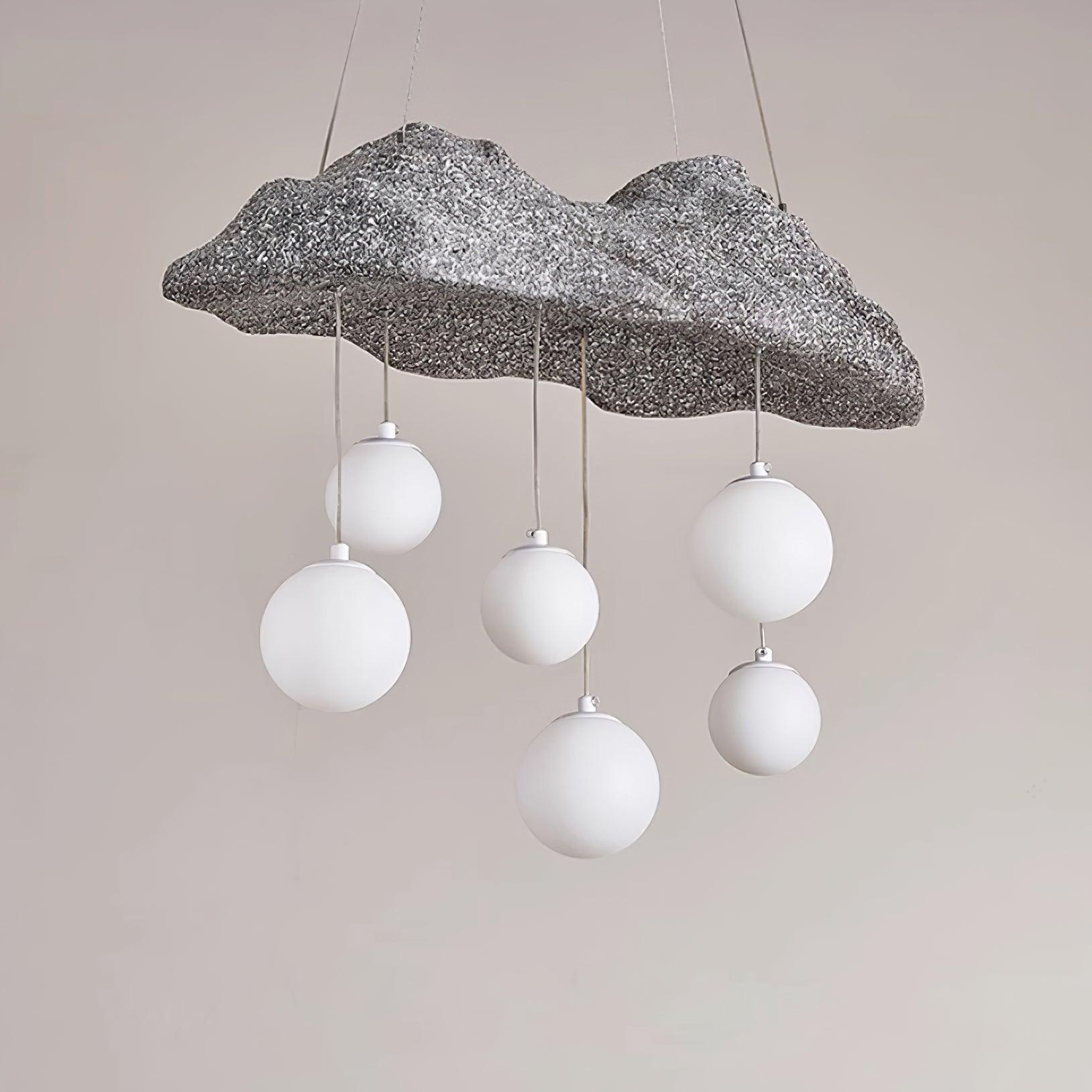 Mushroom Lustre Nuage Canopée Perforée Globes