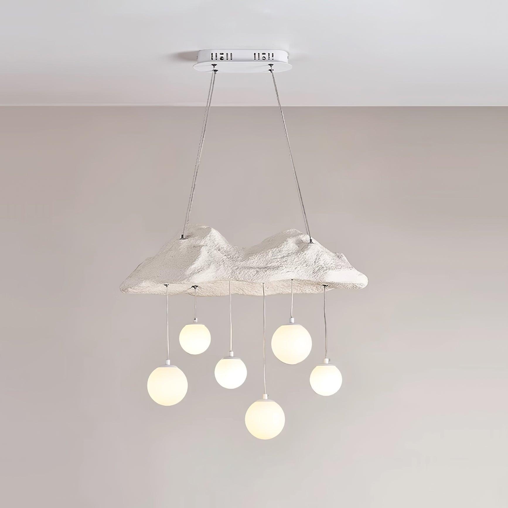 Mushroom Lustre Nuage Canopée Perforée Globes