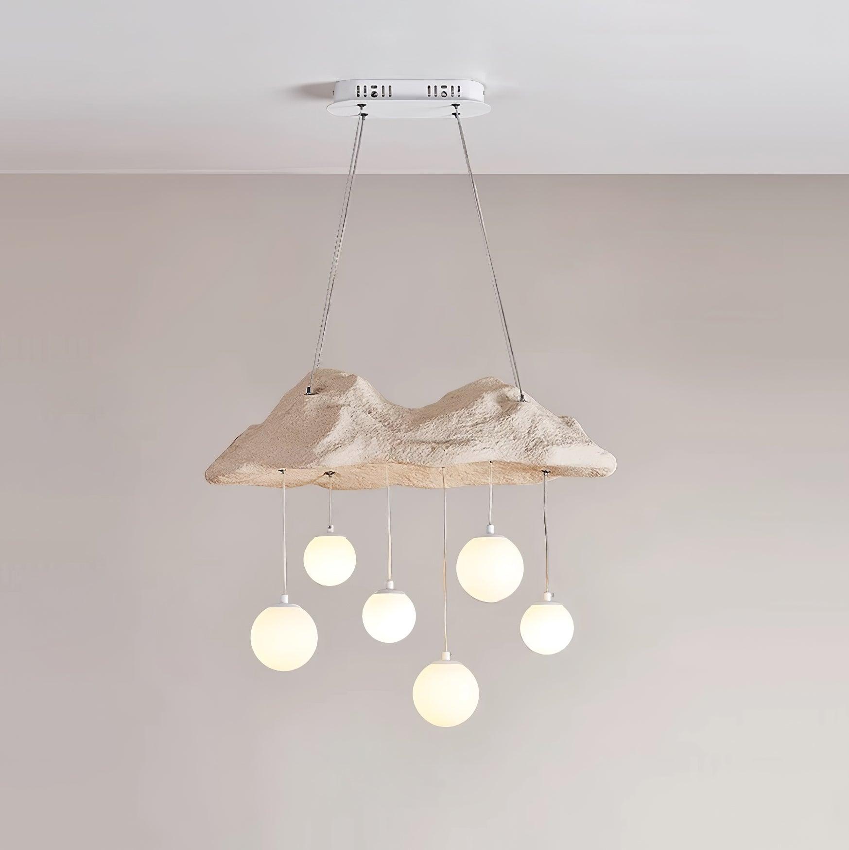 Mushroom Lustre Nuage Canopée Perforée Globes