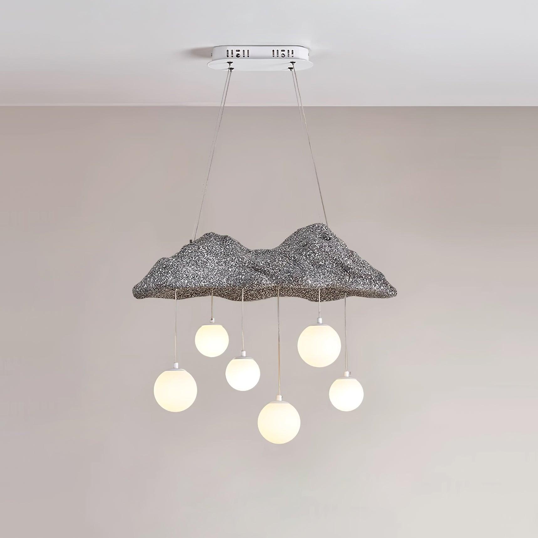 Mushroom Lustre Nuage Canopée Perforée Globes