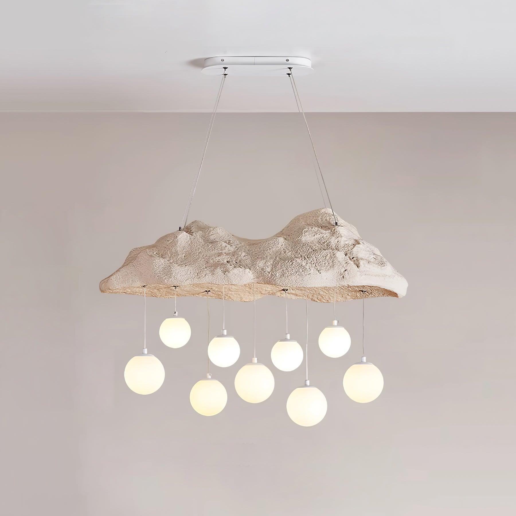 Mushroom Lustre Nuage Canopée Perforée Globes