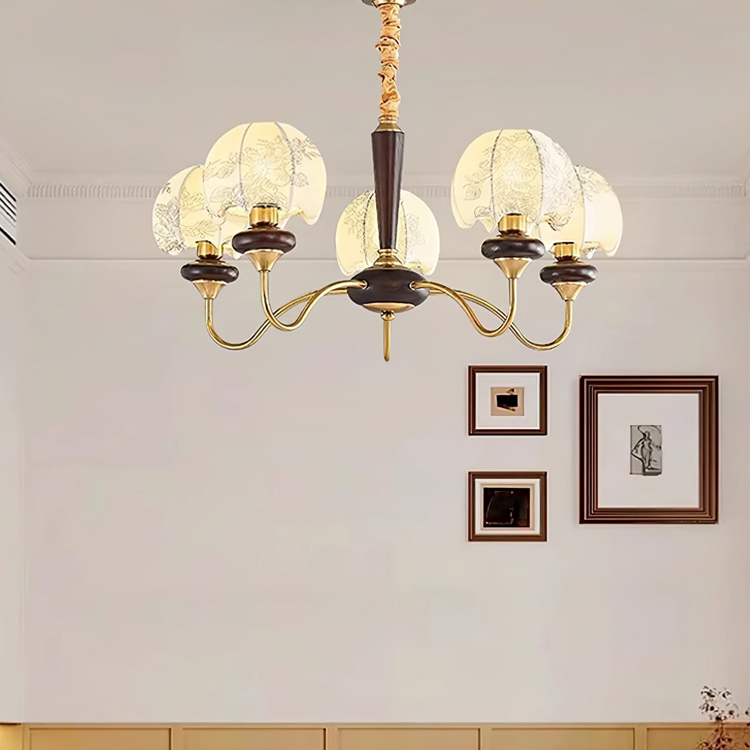 Orchid Lustre en Tissu Vintage