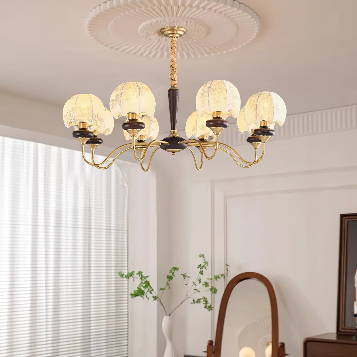 Orchid Lustre en Tissu Vintage