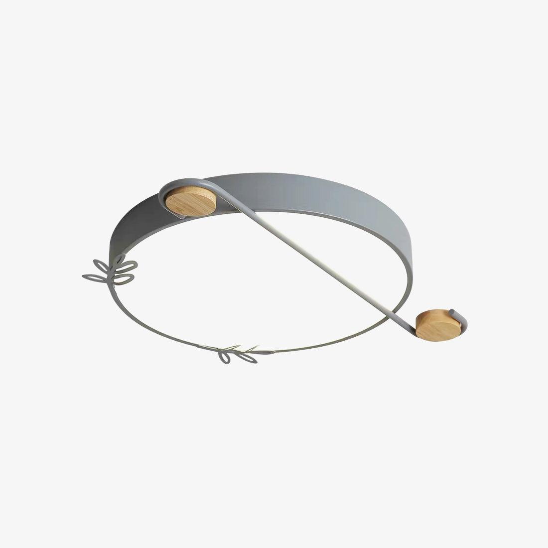 Evzorira Lampe Plafonnier Ronde Art Note Musicale
