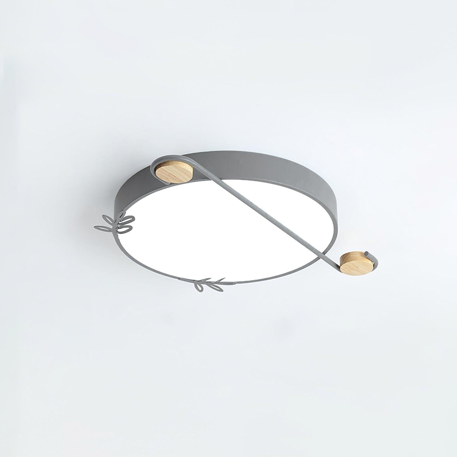 Evzorira Lampe Plafonnier Ronde Art Note Musicale