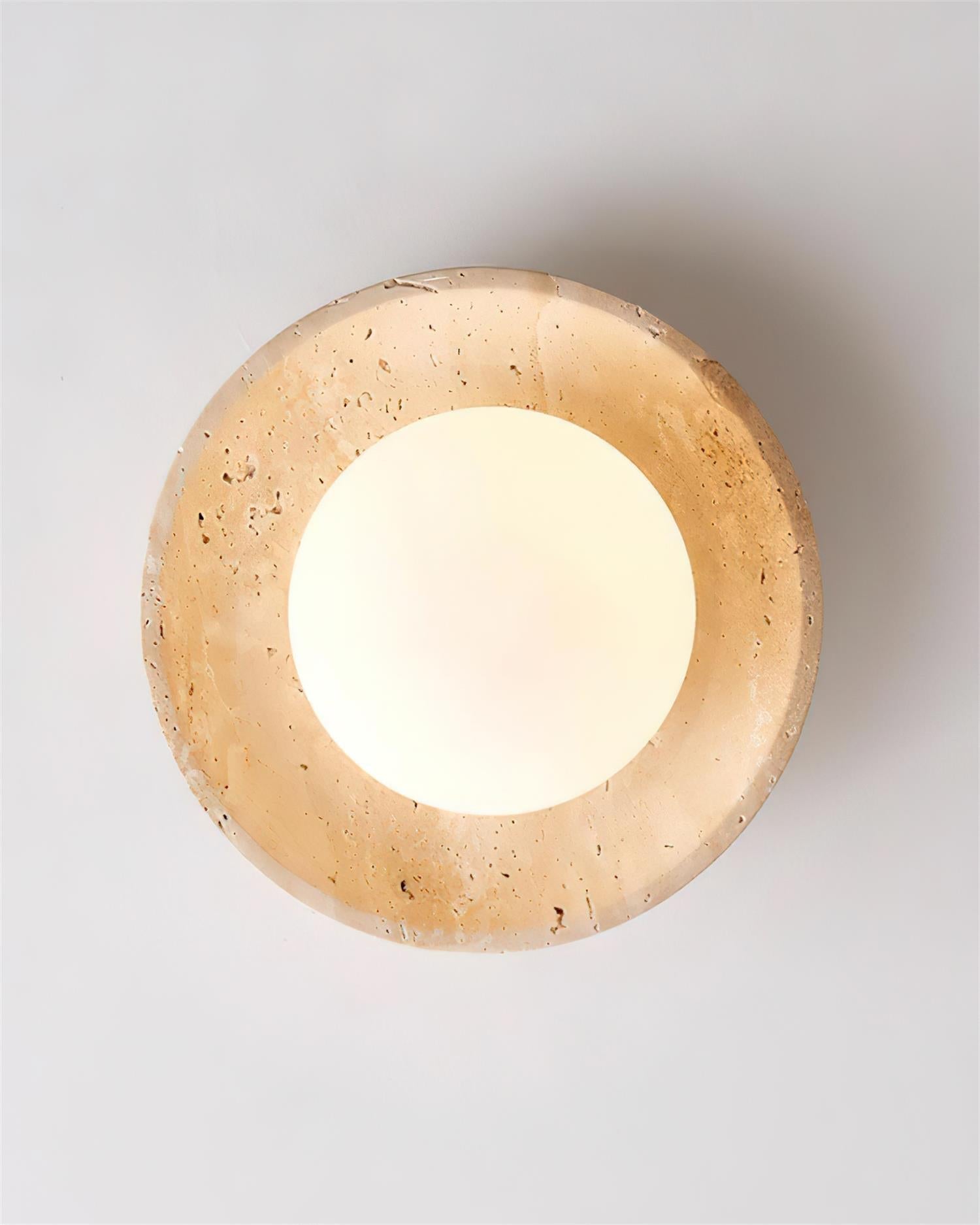 Mylie Plafonnier Minimaliste en Travertin