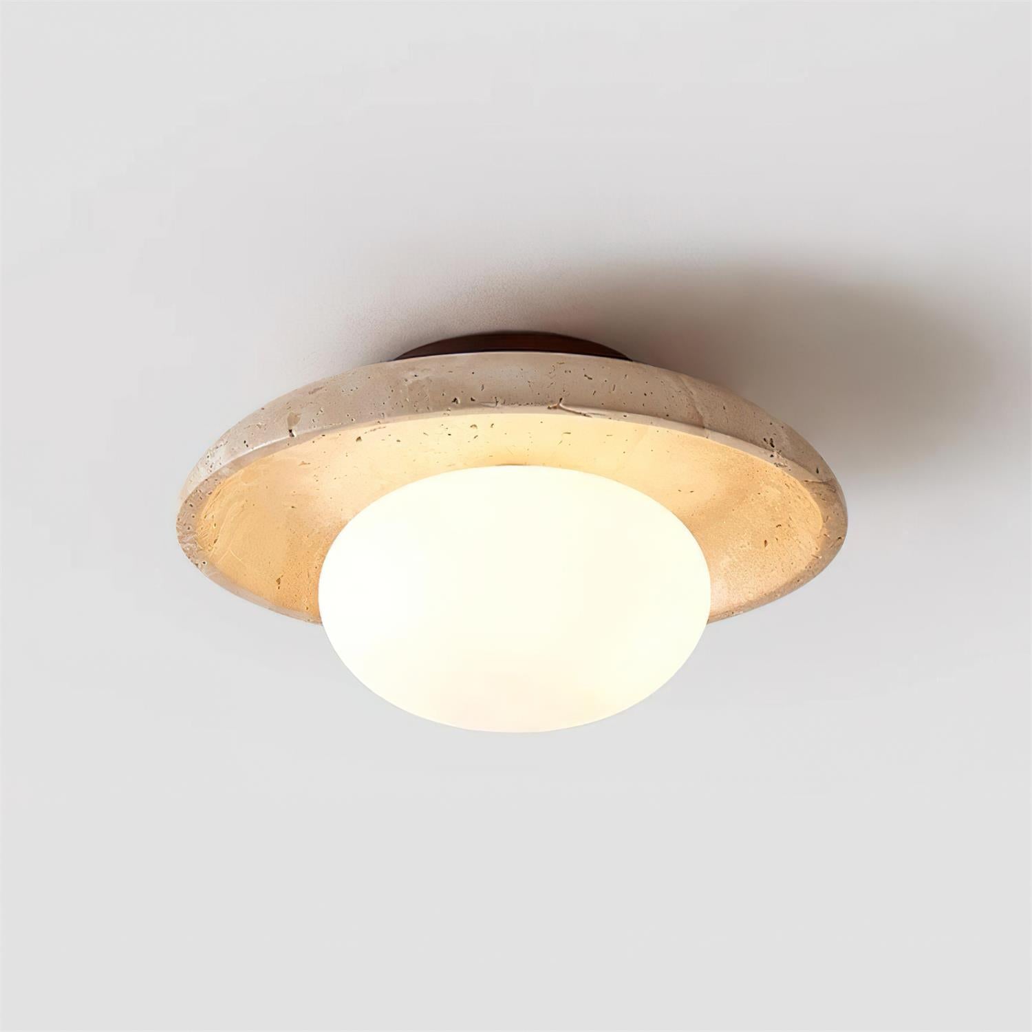 Mylie Plafonnier Minimaliste en Travertin