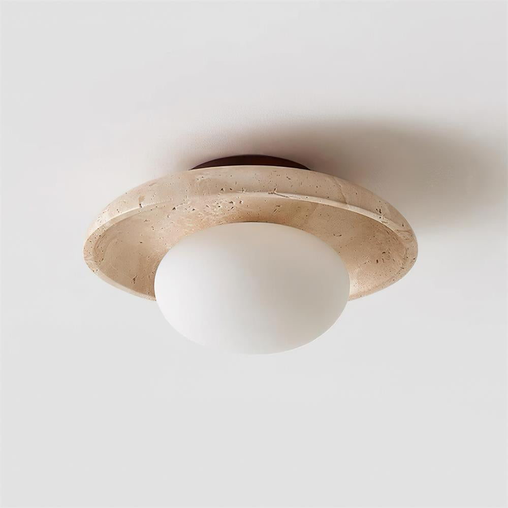Mylie Plafonnier Minimaliste en Travertin