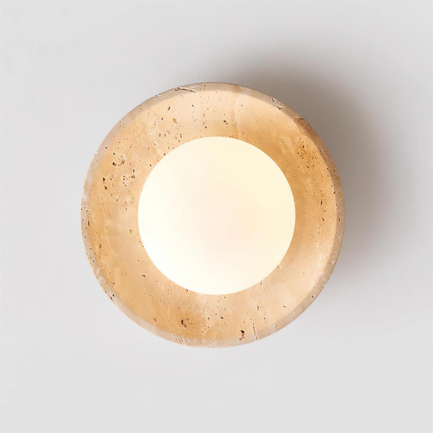 Mylie Plafonnier Minimaliste en Travertin