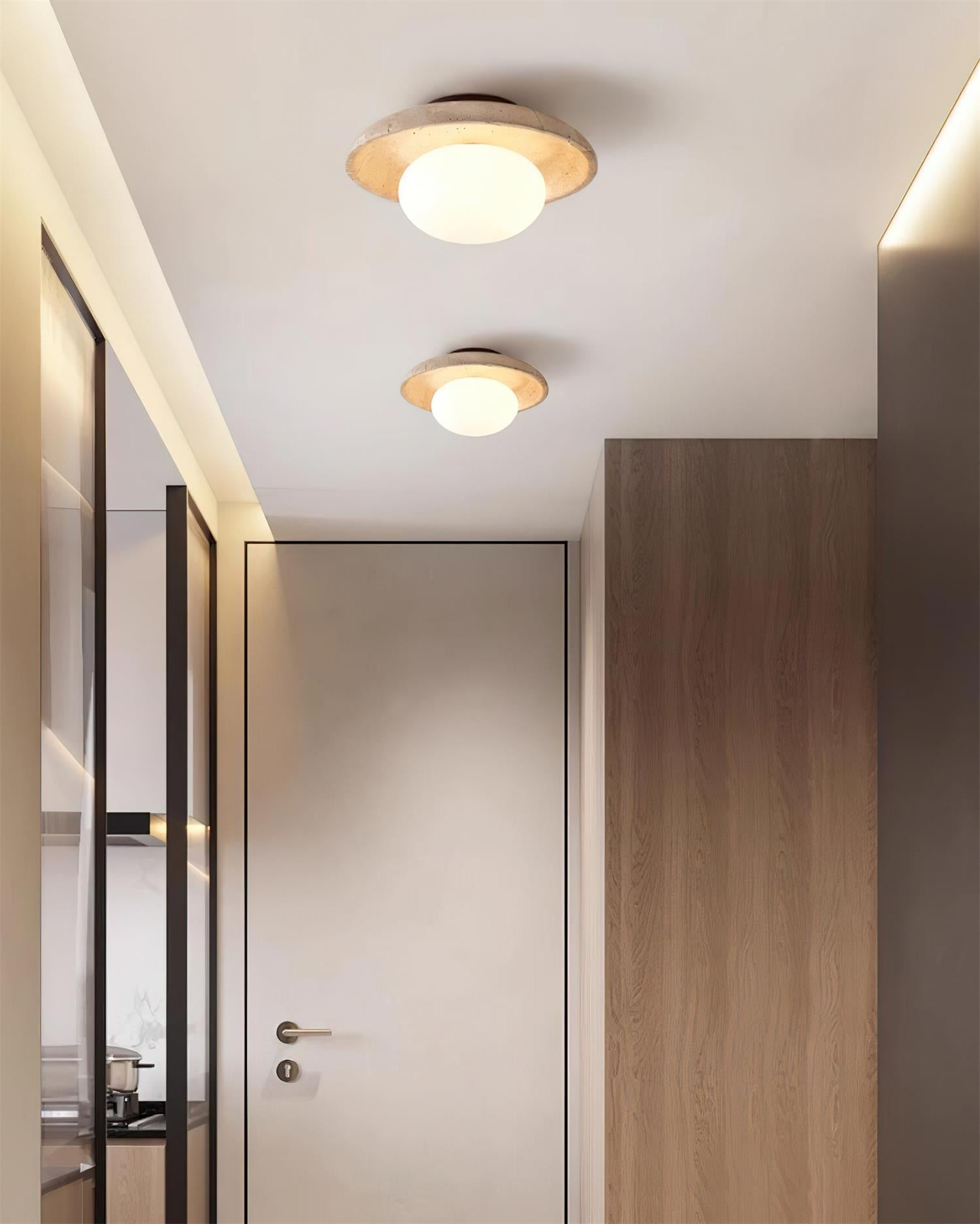 Mylie Plafonnier Minimaliste en Travertin