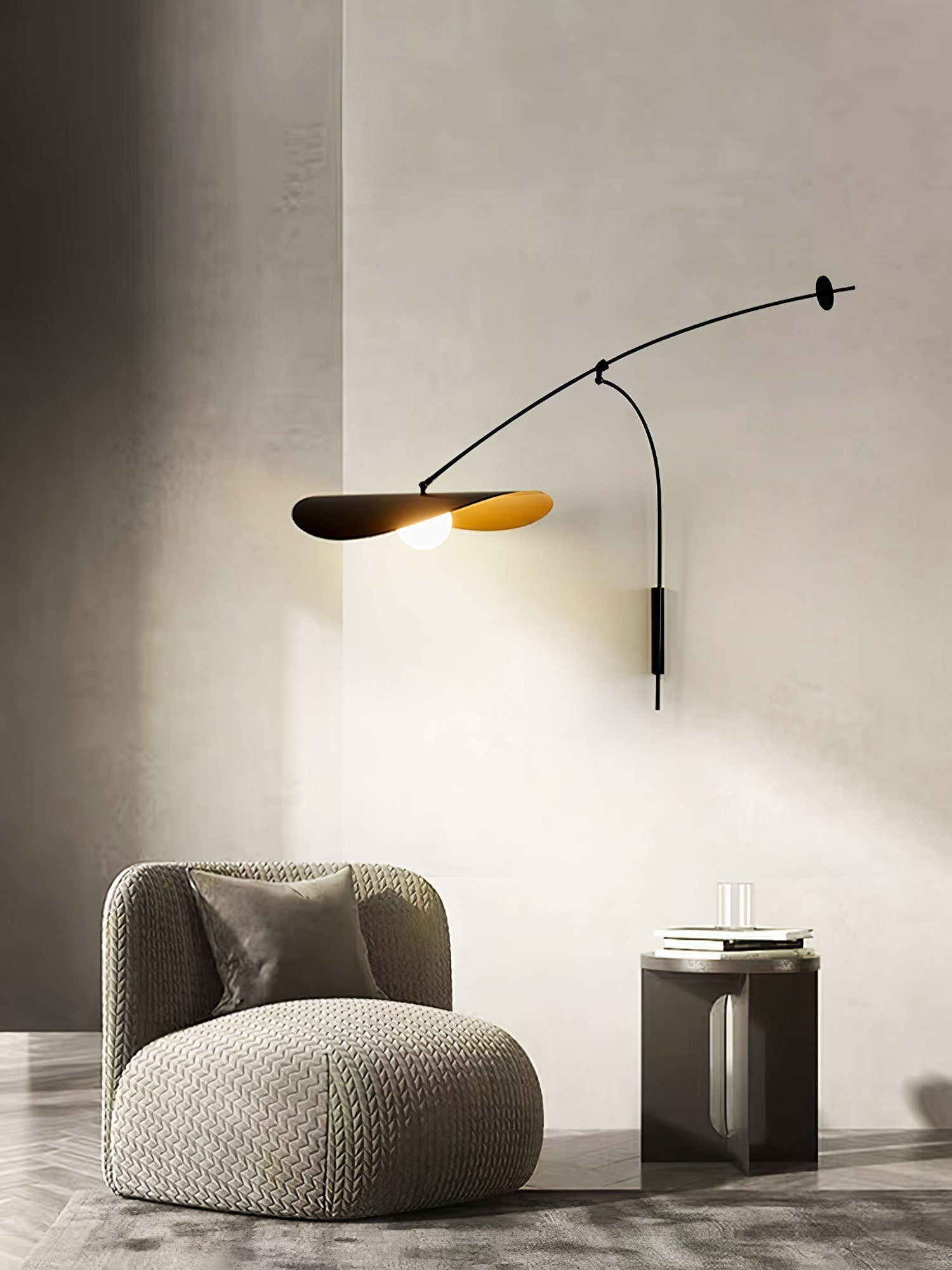 Embise Glass Minimalist  Wall Lamp