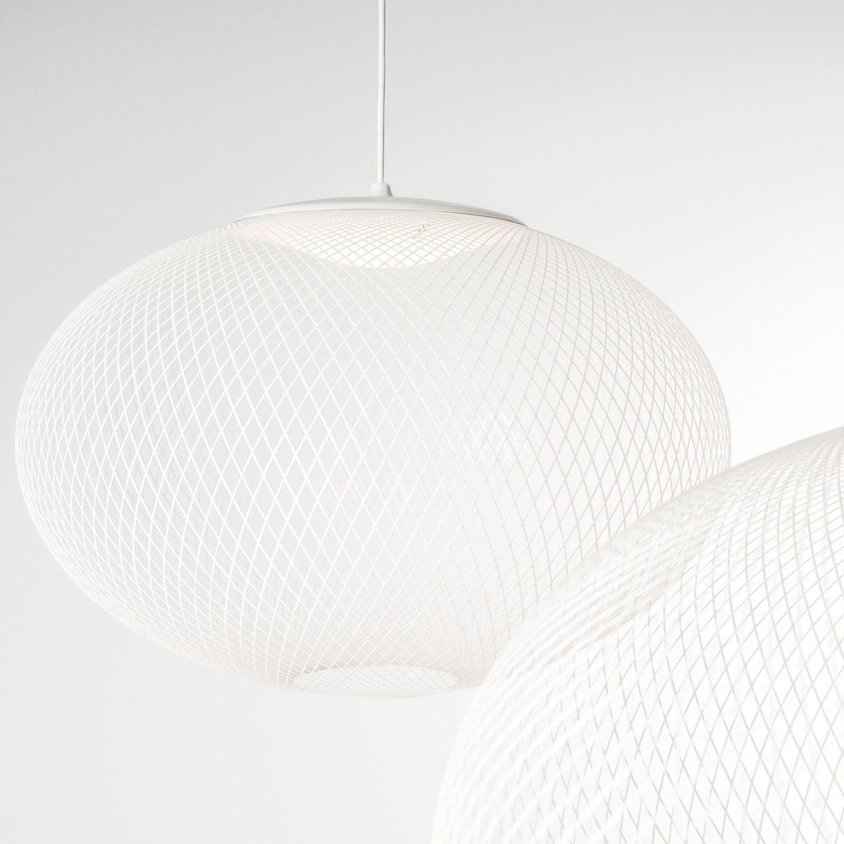 Lustra Suspension Lampe Maille Noire