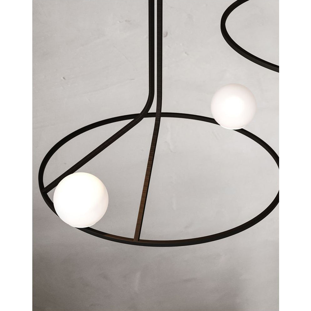 Ilthael Lustre Moderne Minimaliste en Laiton et Verre