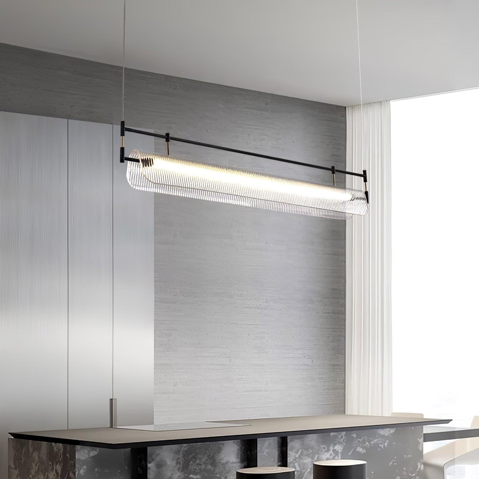 Lustra Lustre Linéaire en Acrylique Long