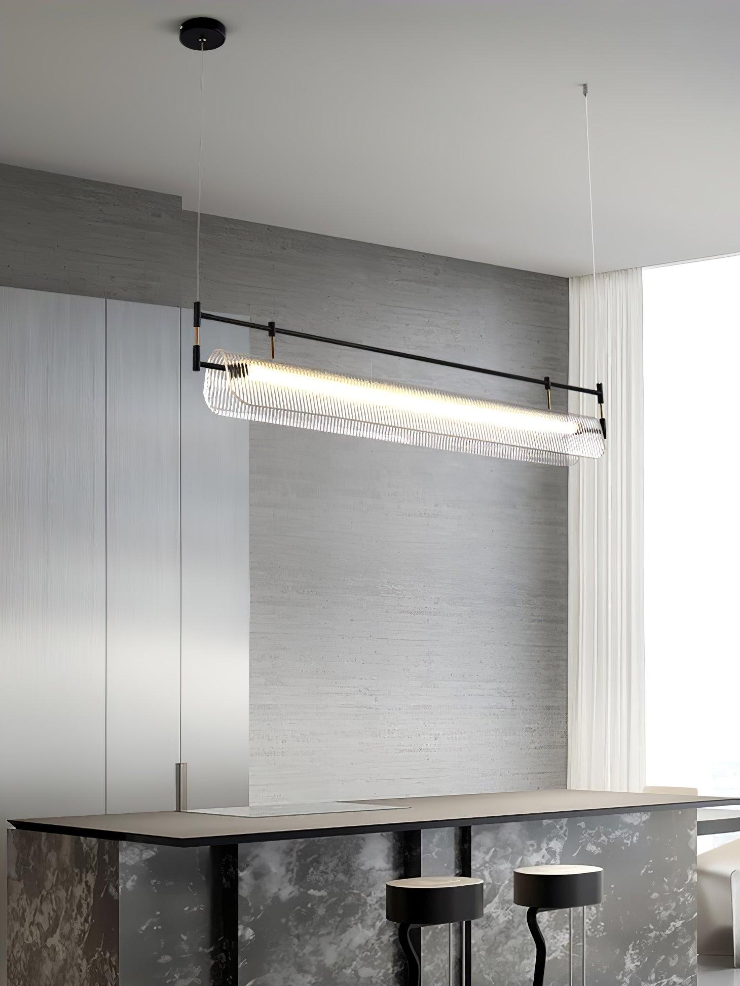 Lustra Lustre Linéaire en Acrylique Long