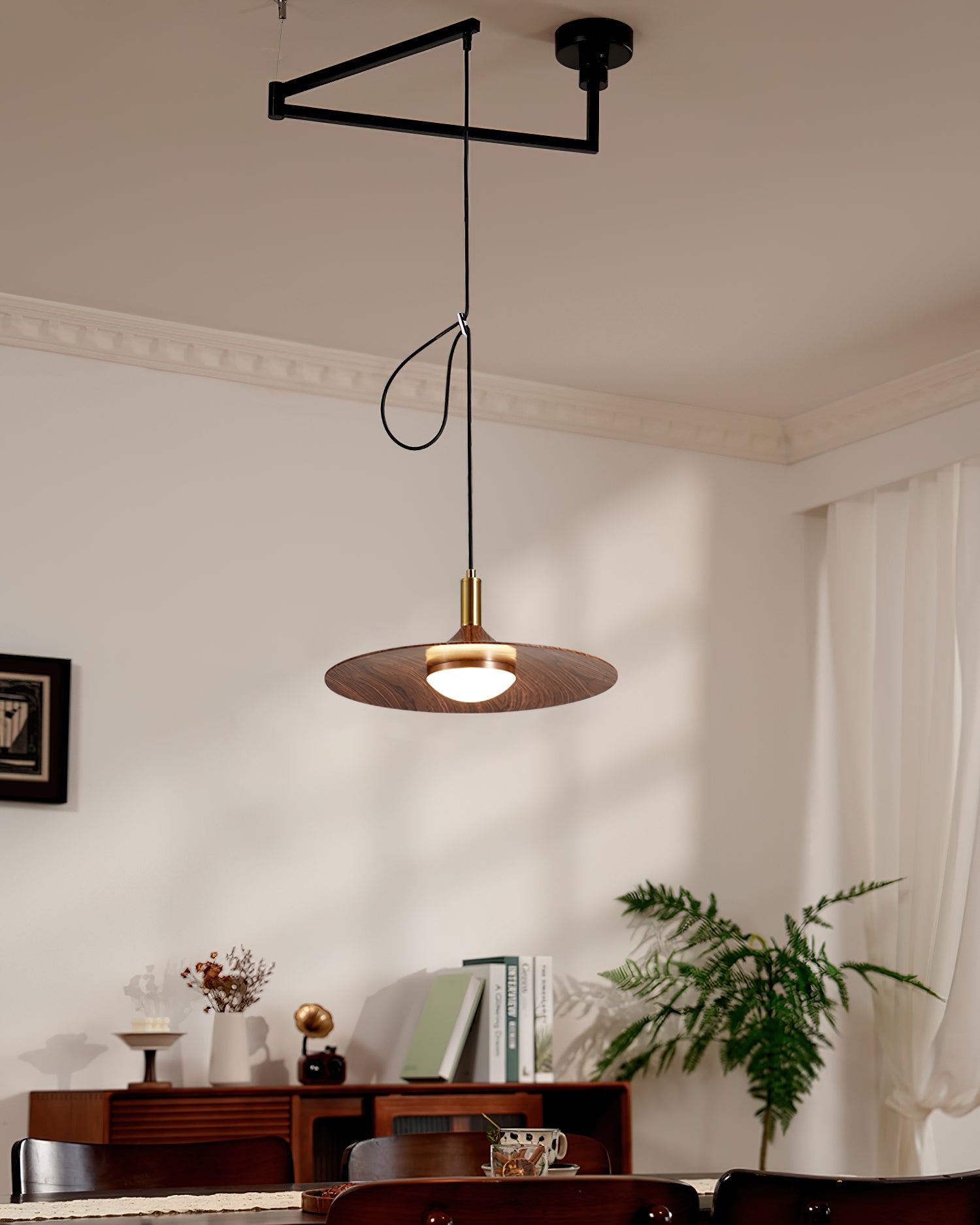 Veylo Lustra Lampe Suspendue Bras Pivotant Ajustable