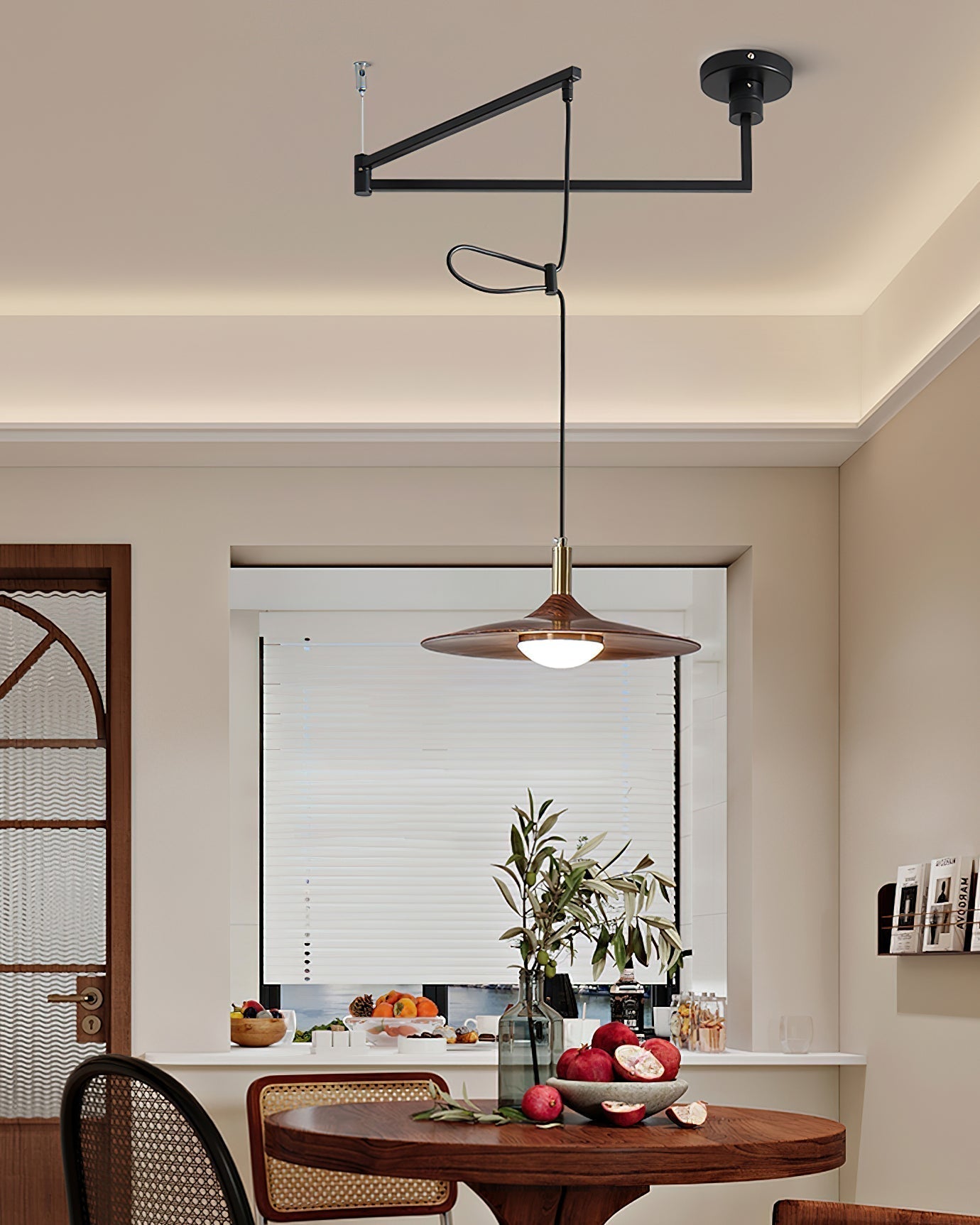 Veylo Lustra Lampe Suspendue Bras Pivotant Ajustable