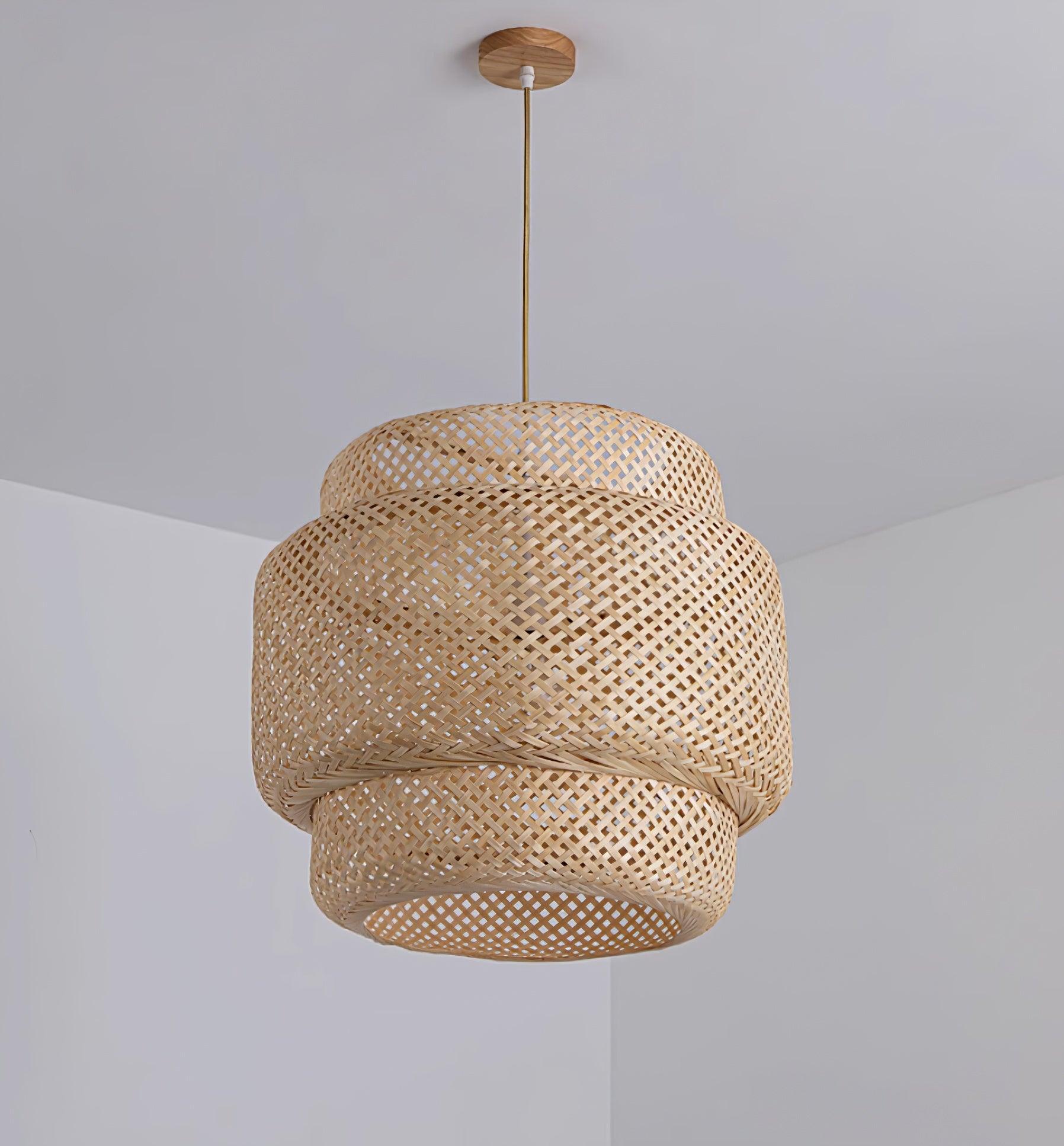 Kora Suspension Bambou Tissé Organique