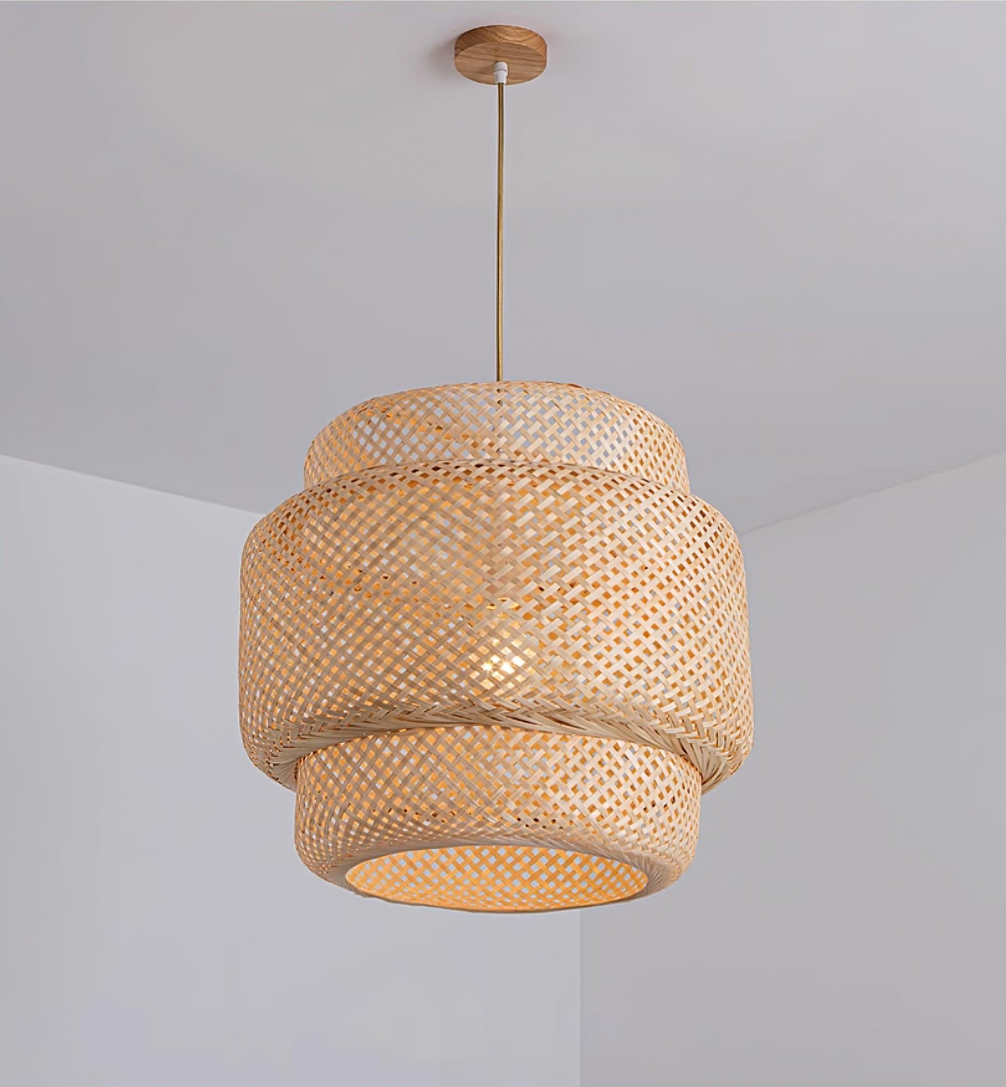 Kora Suspension Bambou Tissé Organique