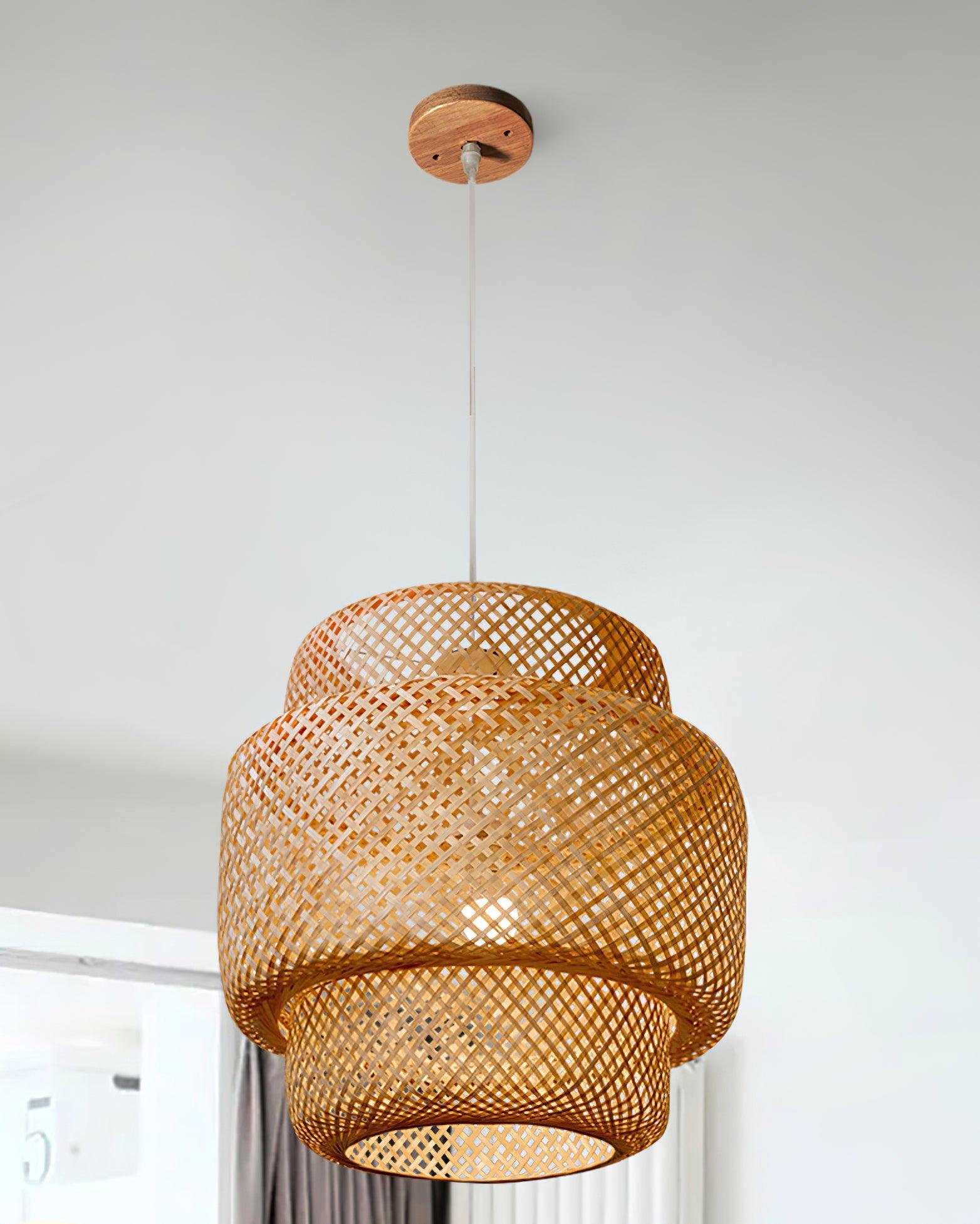 Kora Suspension Bambou Tissé Organique