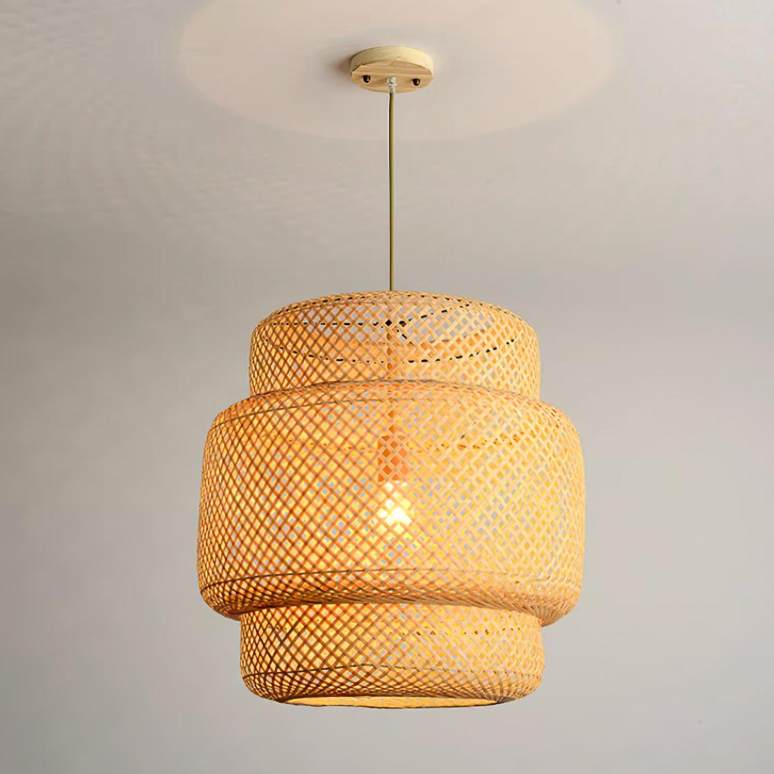 Kora Suspension Bambou Tissé Organique