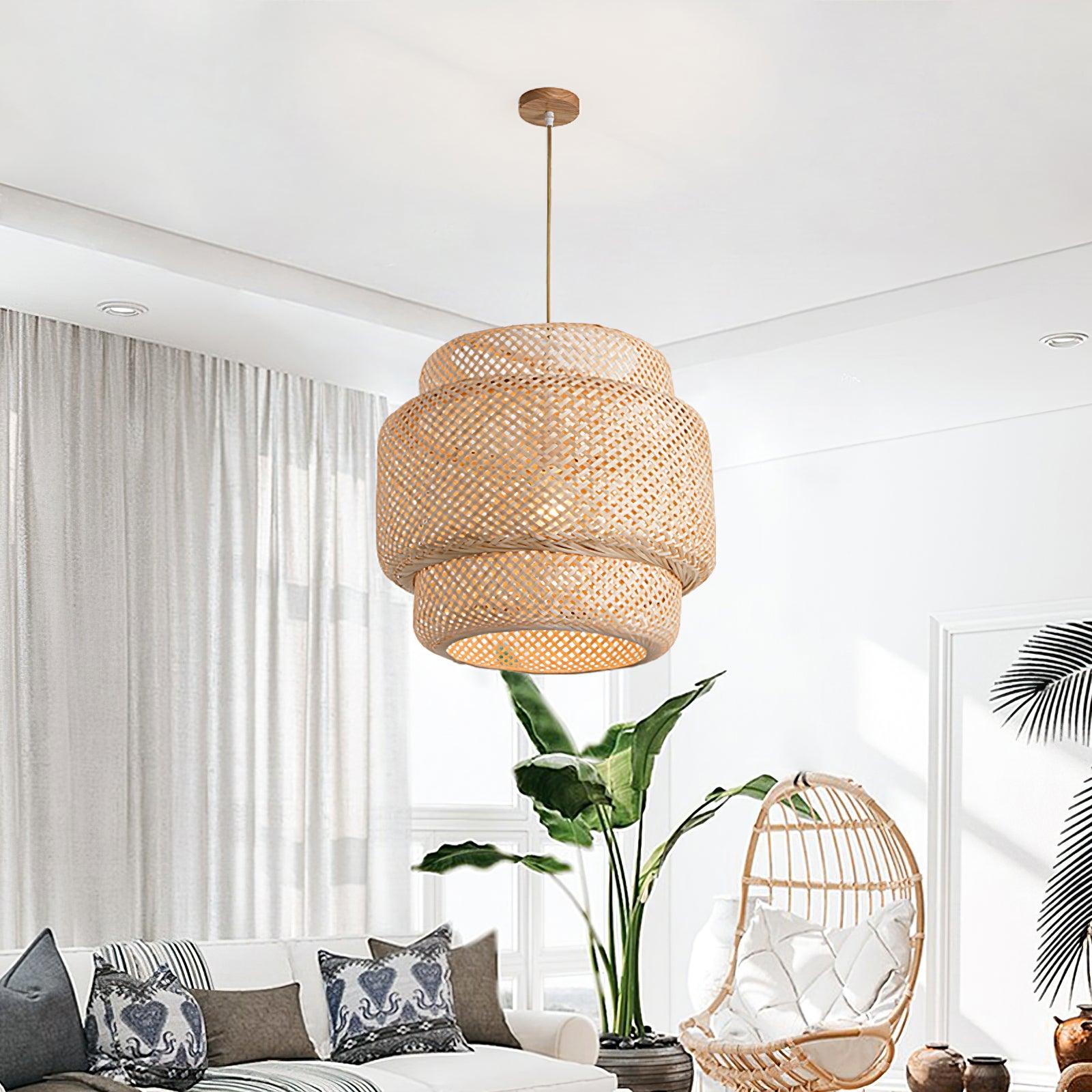 Kora Suspension Bambou Tissé Organique