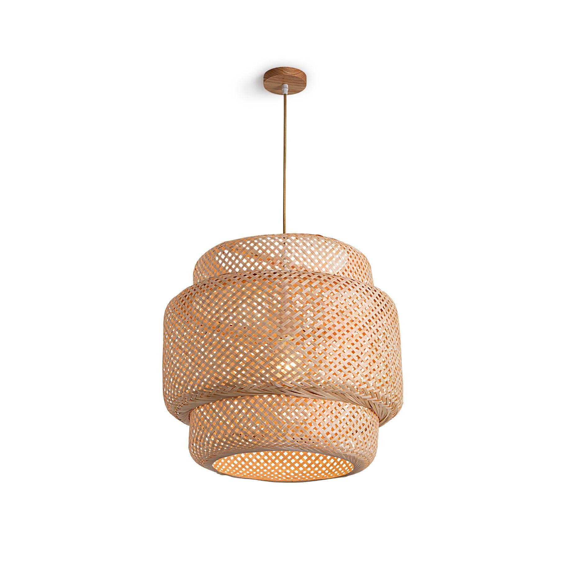 Kora Suspension Bambou Tissé Organique