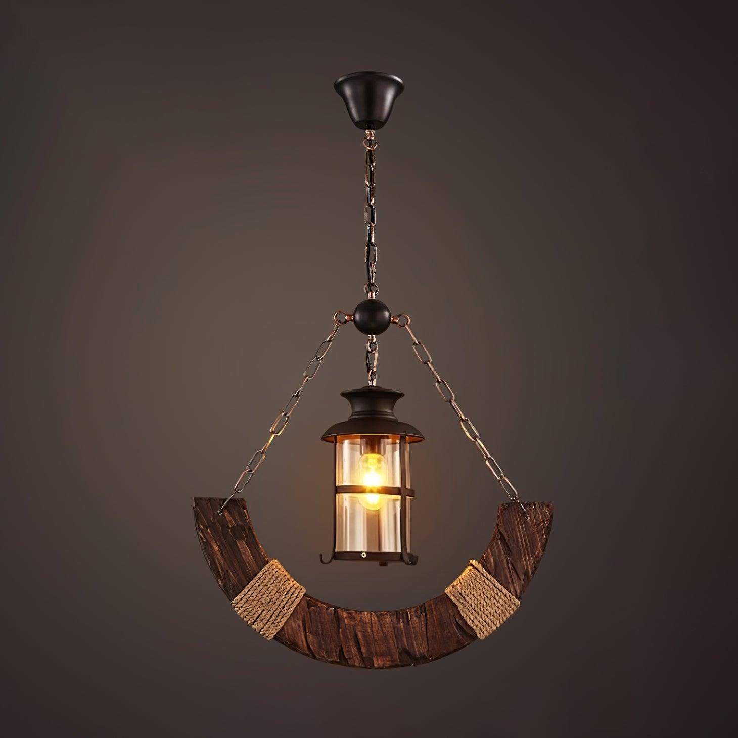 Aurzorir Lustre Bois Vintage