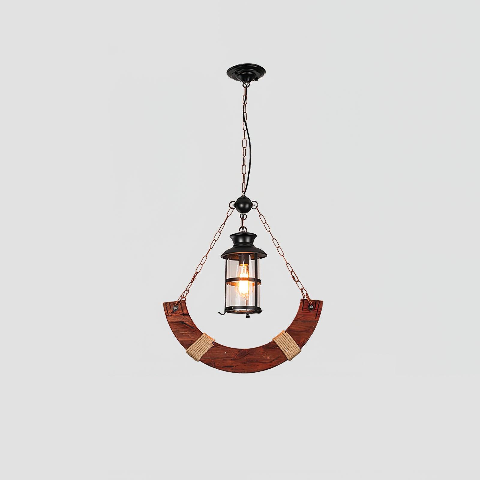 Aurzorir Lustre Bois Vintage