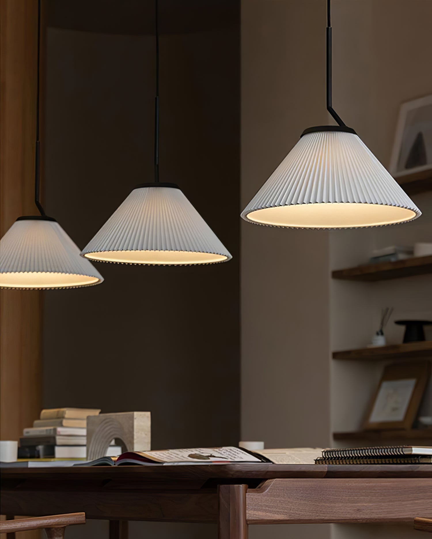 Nebra Plissé Suspension Tissu Minimaliste