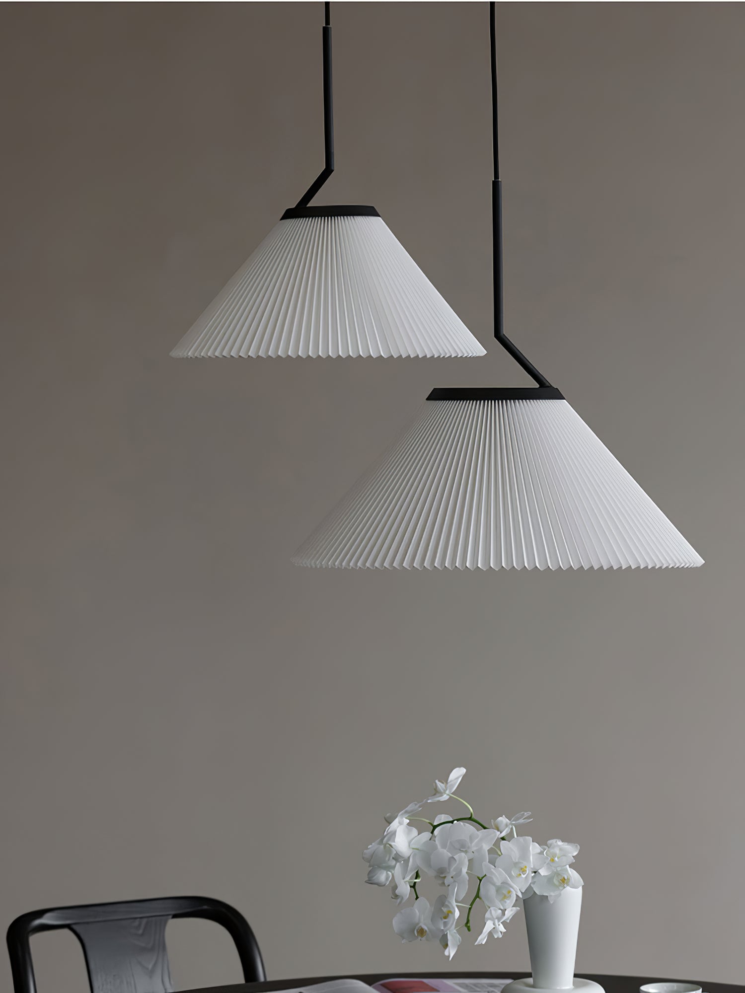 Nebra Plissé Suspension Tissu Minimaliste