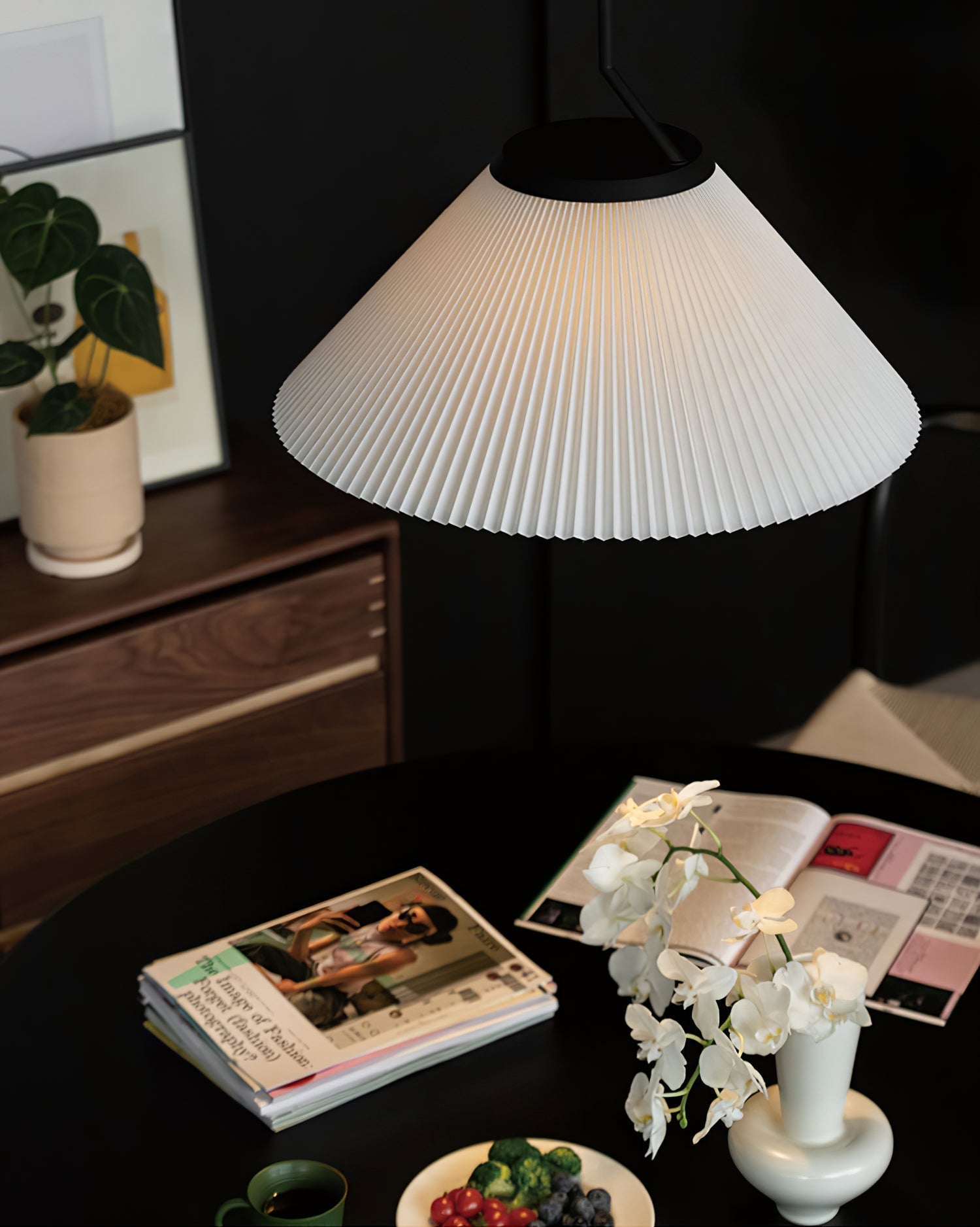Nebra Plissé Suspension Tissu Minimaliste