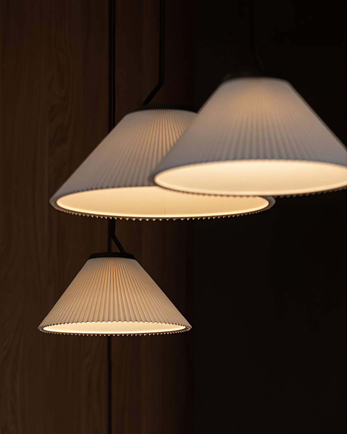 Nebra Plissé Suspension Tissu Minimaliste