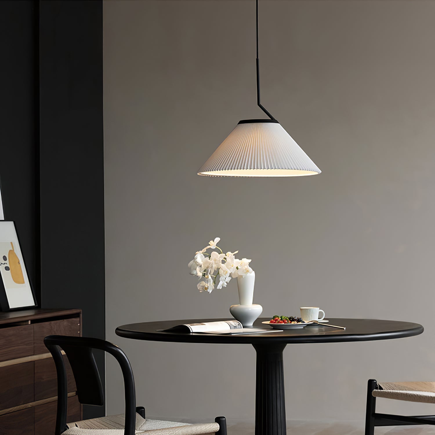 Nebra Plissé Suspension Tissu Minimaliste