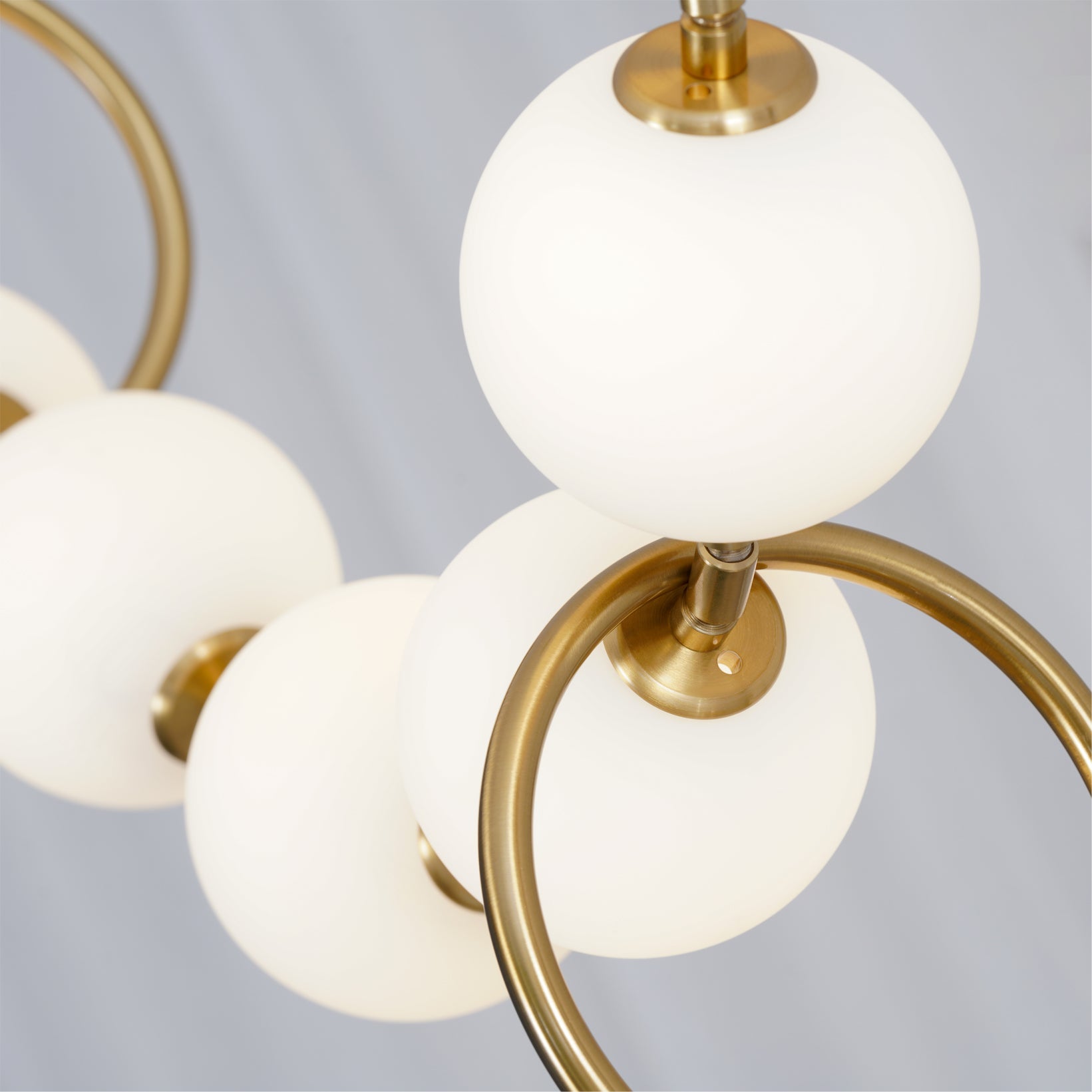 Lustra Suspension Lampe Collier en Verre