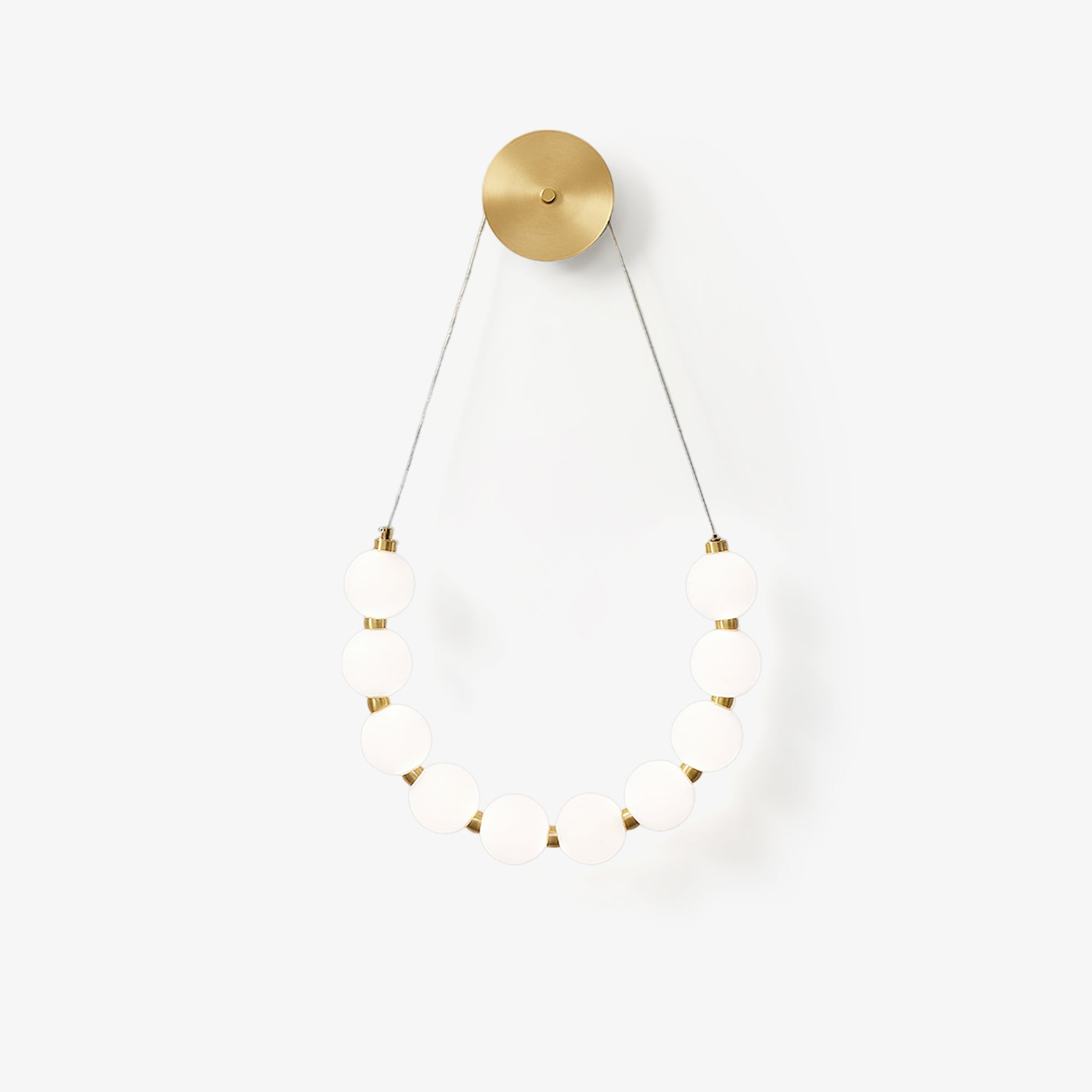 Ilirel Applique Murale Art Collier Anneau en Laiton