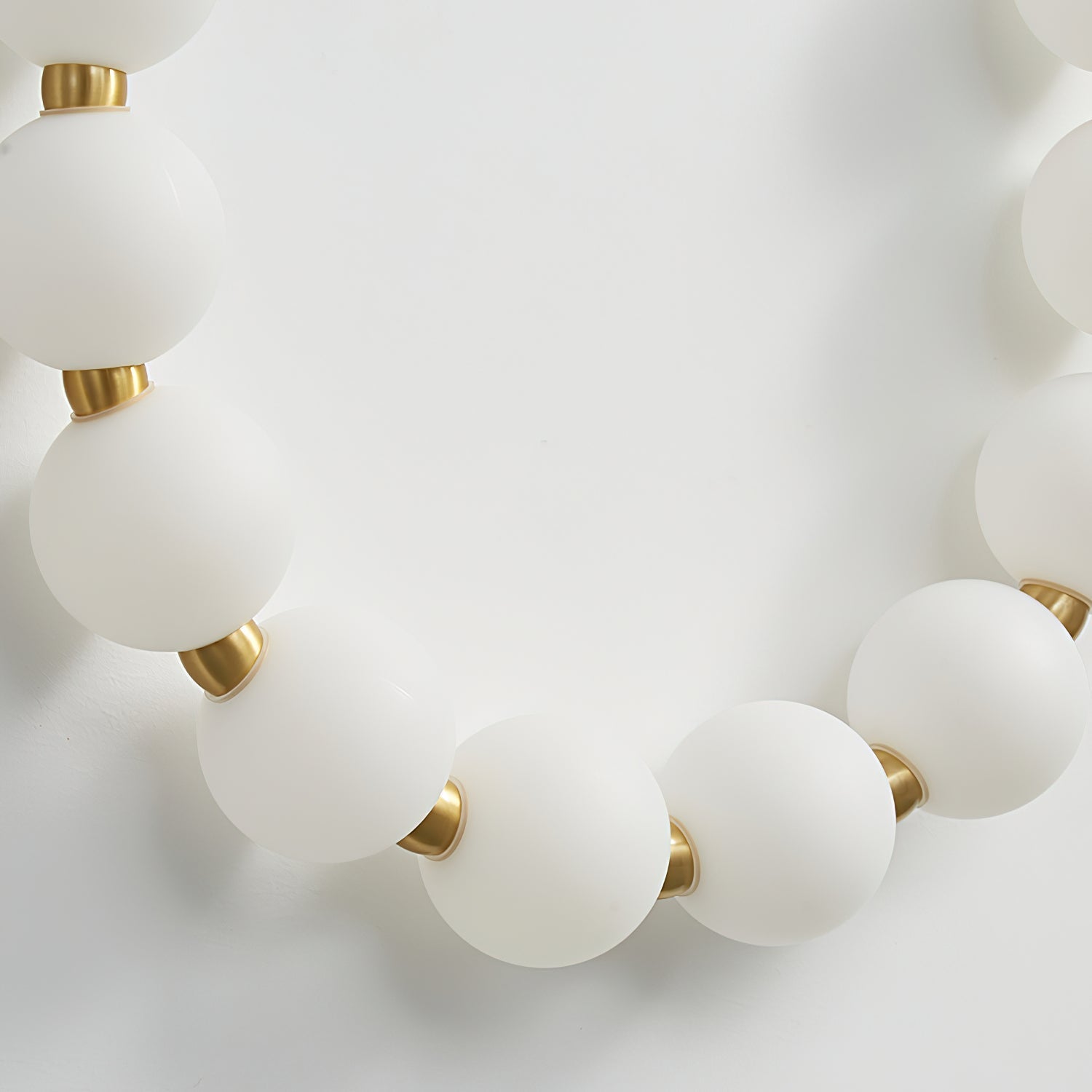 Ilirel Applique Murale Art Collier Anneau en Laiton
