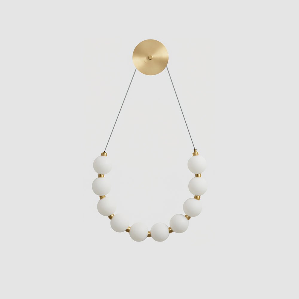 Ilirel Applique Murale Art Collier Anneau en Laiton